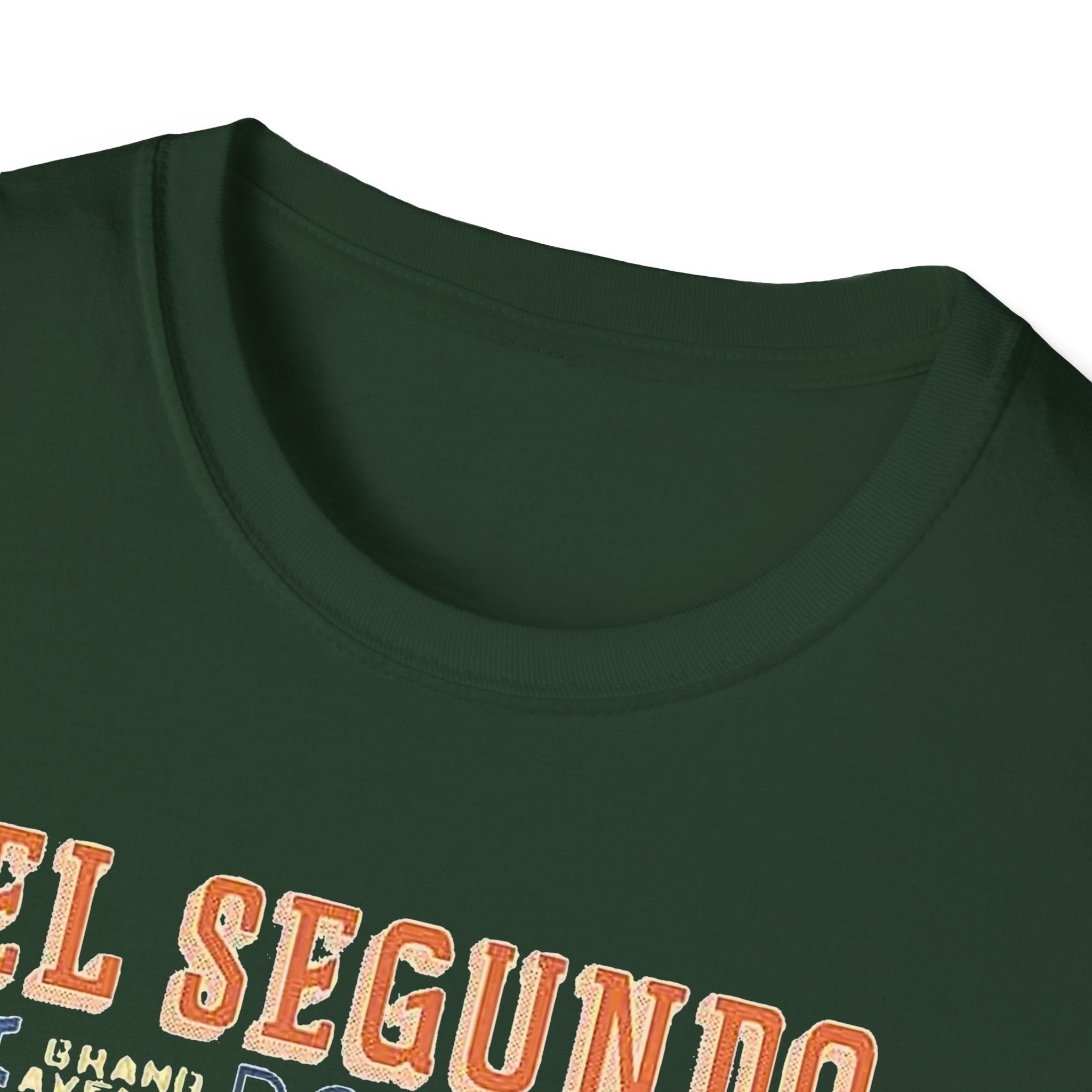 El Segundo Typography T-Shirt | Beach Town Landmarks Word Art