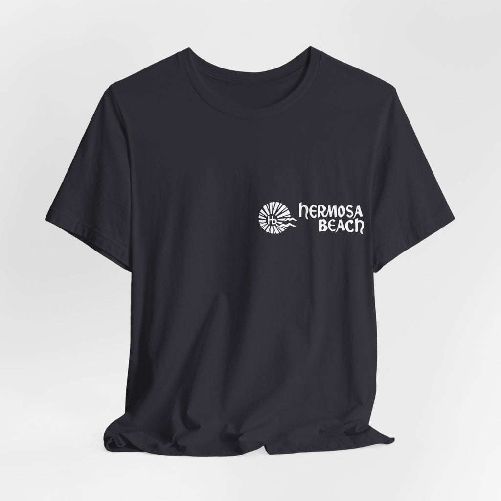 Hermosa Beach Tee — Colorful Front/Back Print Jersey T-Shirt