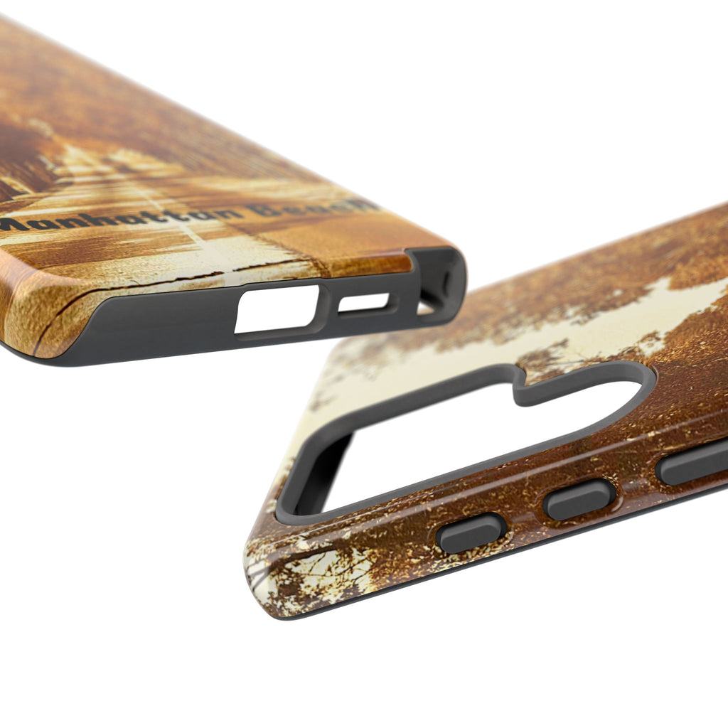 Phone Cases Manhattan Beach Rosecrans Ave Early 60's Tough Cases 90266 California, iPhone Samsung Google Pixel Protective Cover, Vintage