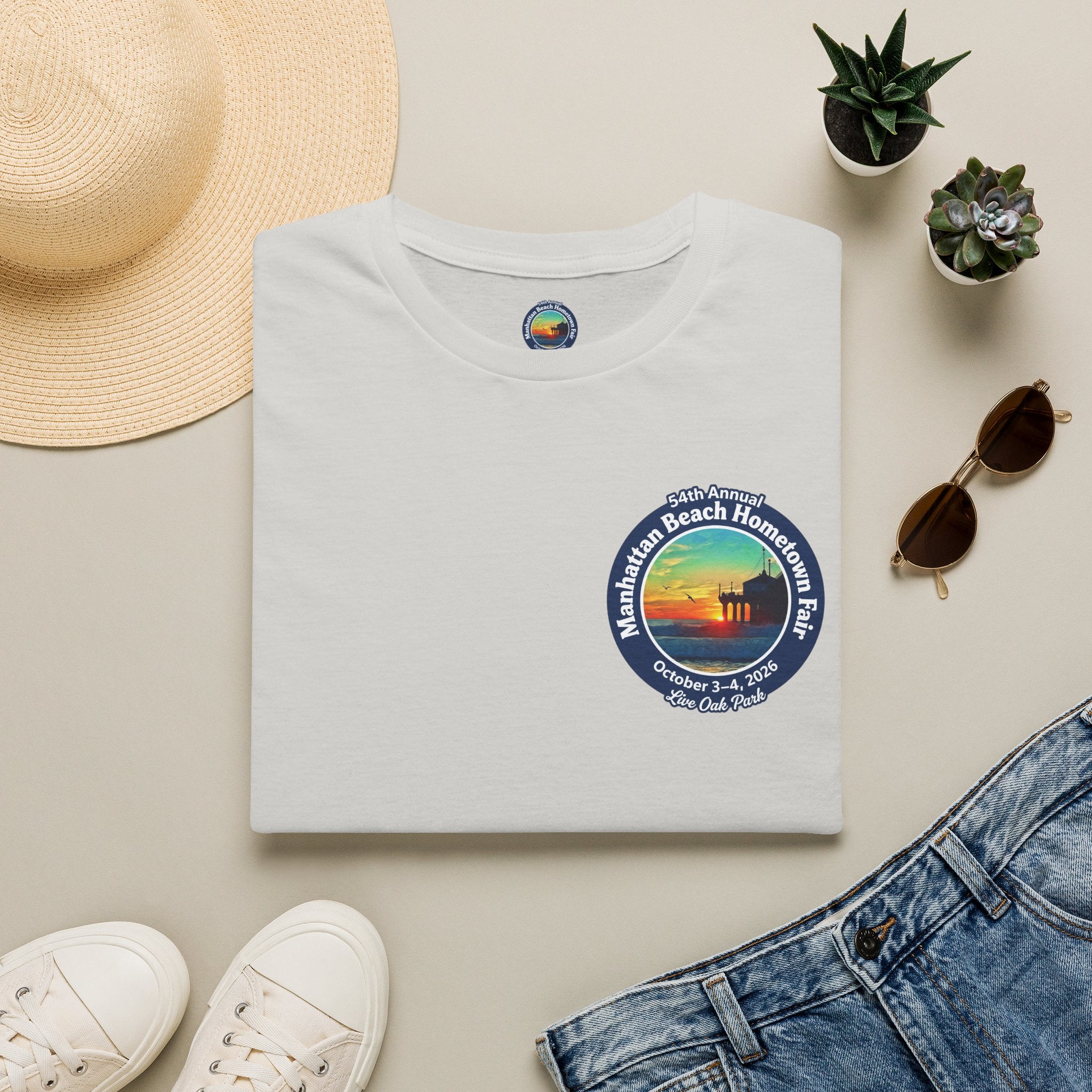 Manhattan Beach Hometown Fair Sunset T-Shirt 2026