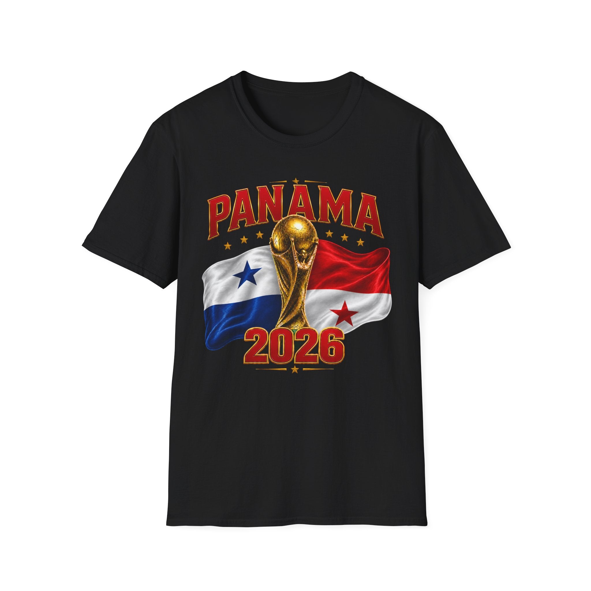 Panama 2026 World Cup T-Shirt — Panama Flag & Trophy Soccer Tee