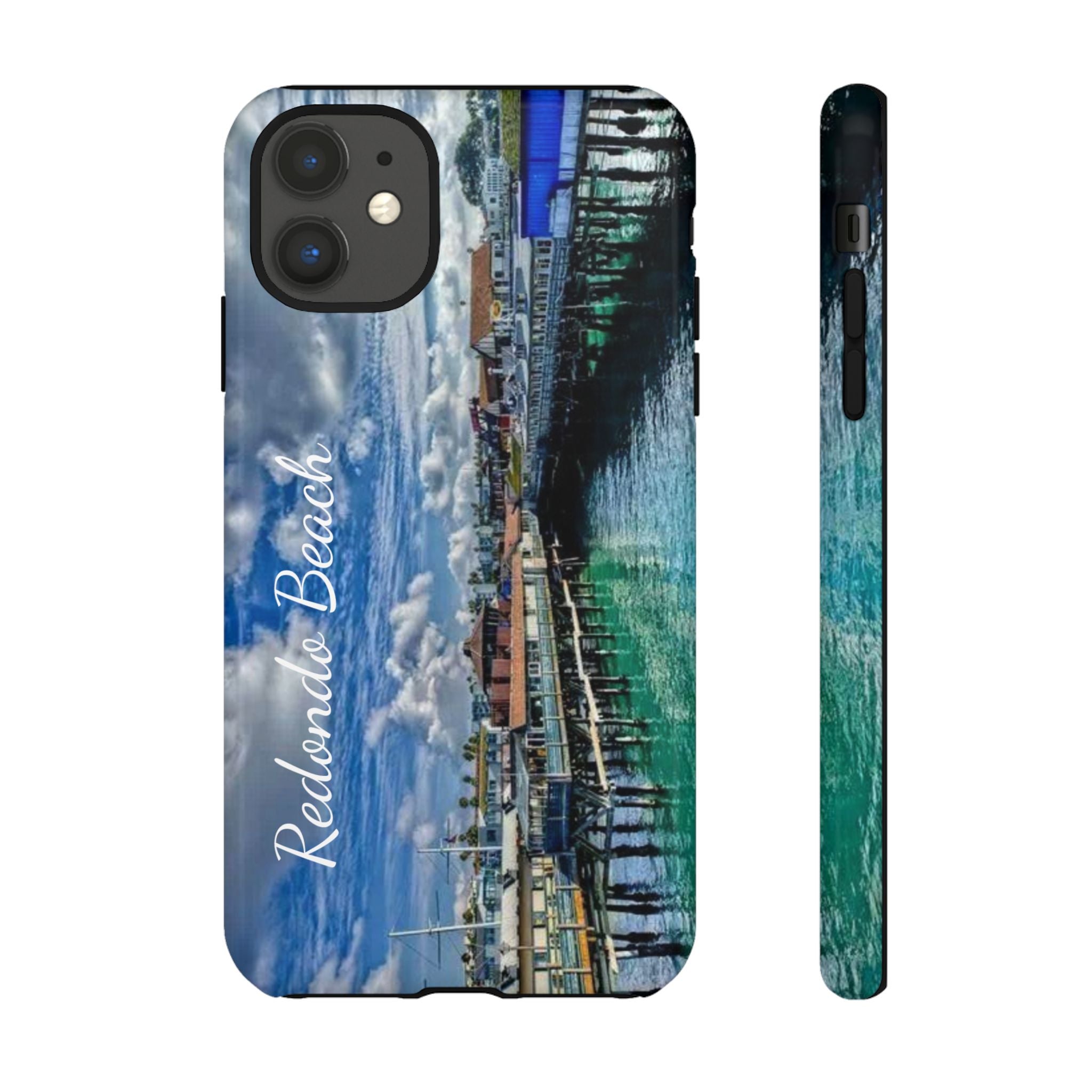 Phone Cases, Redondo Beach California King Harbor Design, Protective Covers, iPhone Accessories, Samsung Accessories, Gift for Travelers