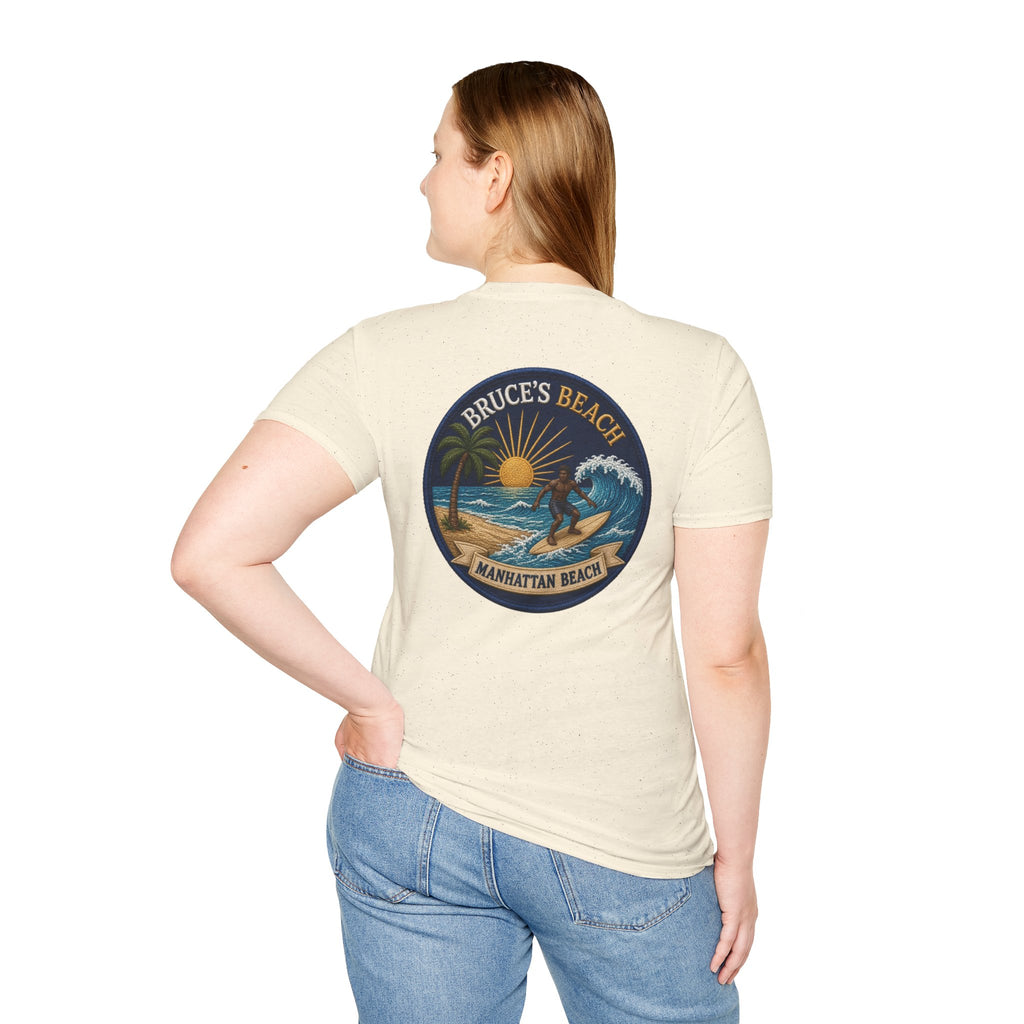 Bruce's Beach Manhattan Beach Surf Patch T-Shirt