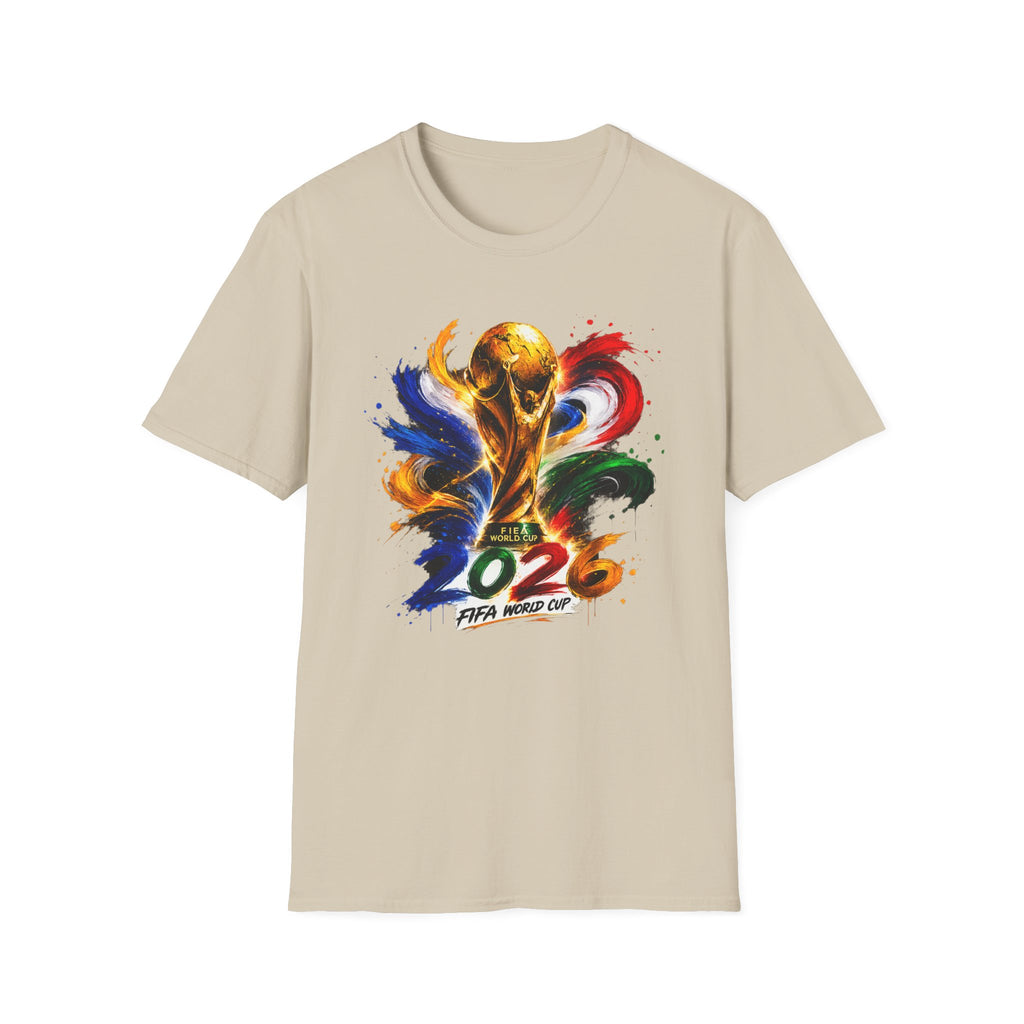 World Cup 2026 T-Shirt — Colorful FIFA Trophy Graphic