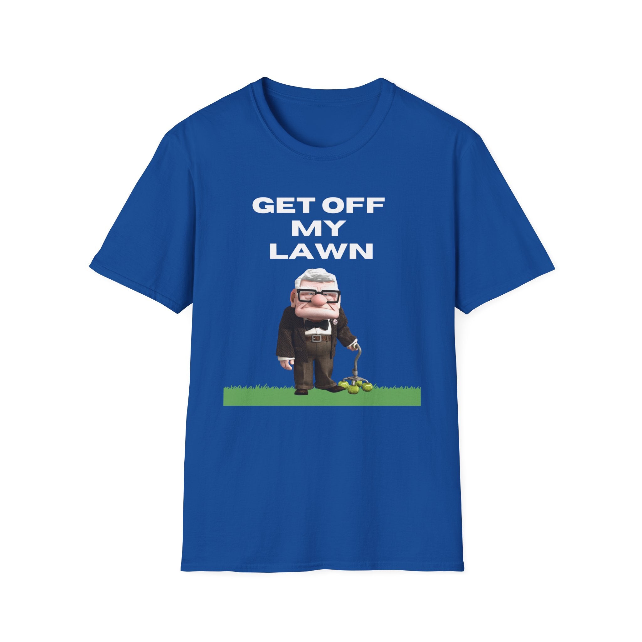 GET OFF My Lawn mens womans Softstyle T-Shirt