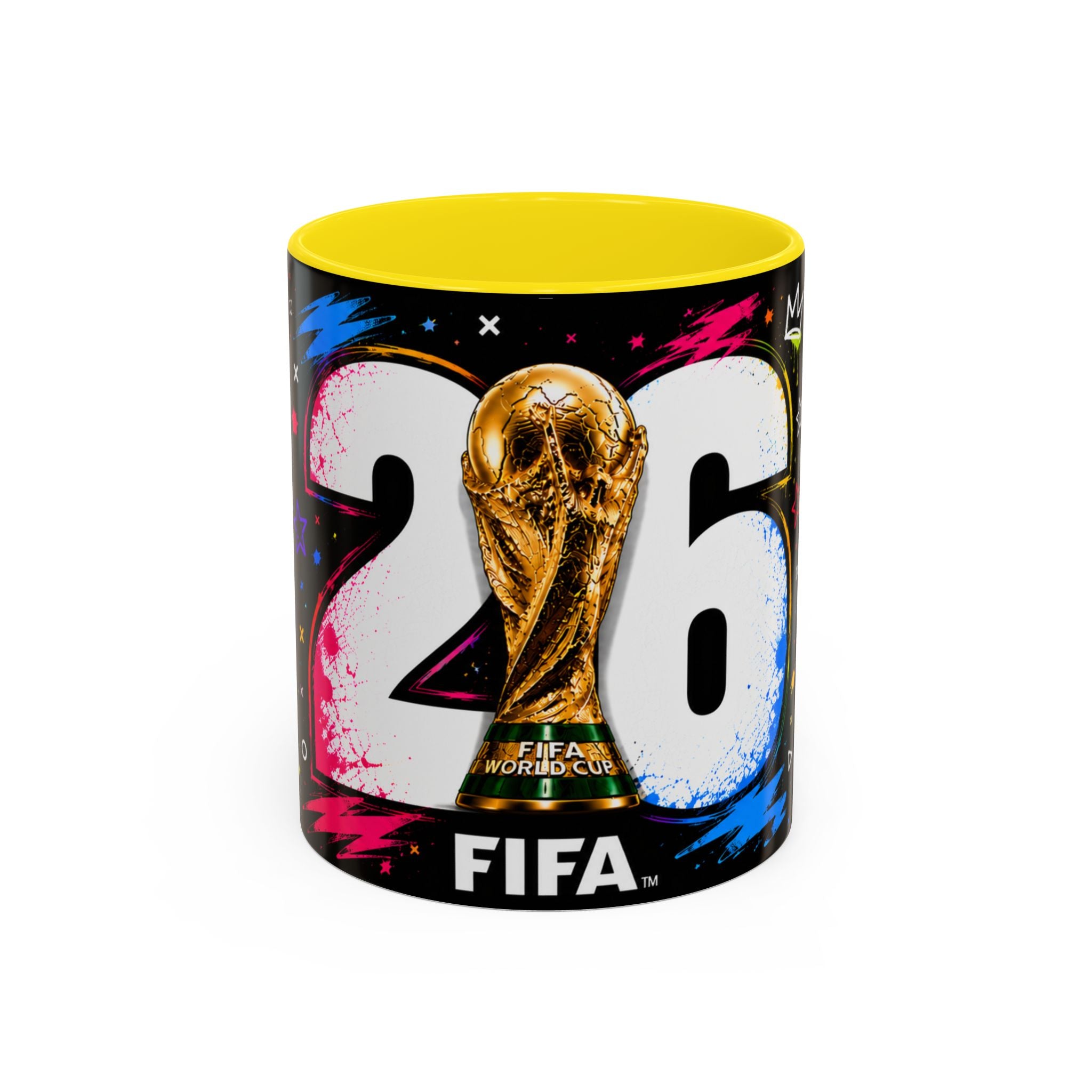 2026 FIFA World Cup Coffee Mug — Colorful Trophy Design (11/15oz)