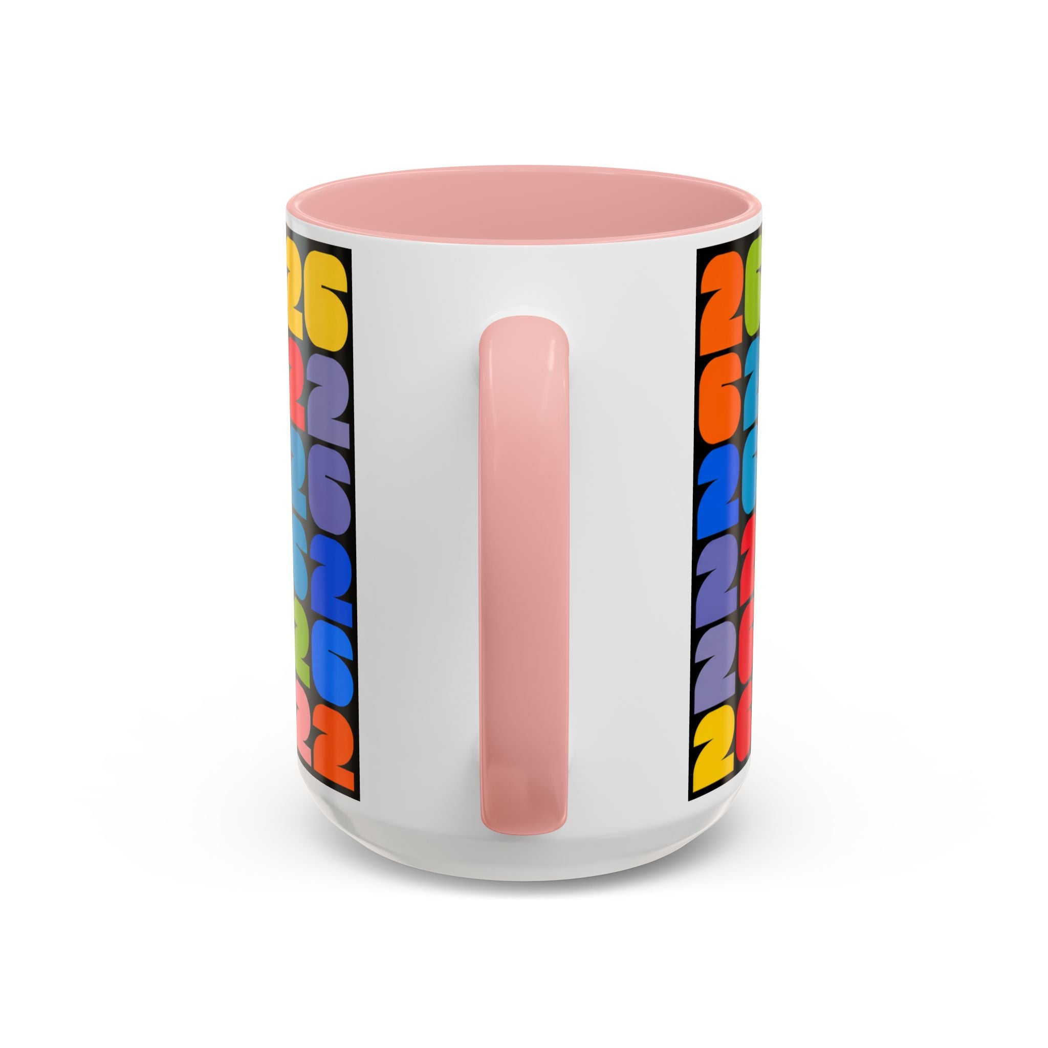 2026 World Cup Accent Coffee Mug – Colorful FIFA Trophy Design (11/15oz)