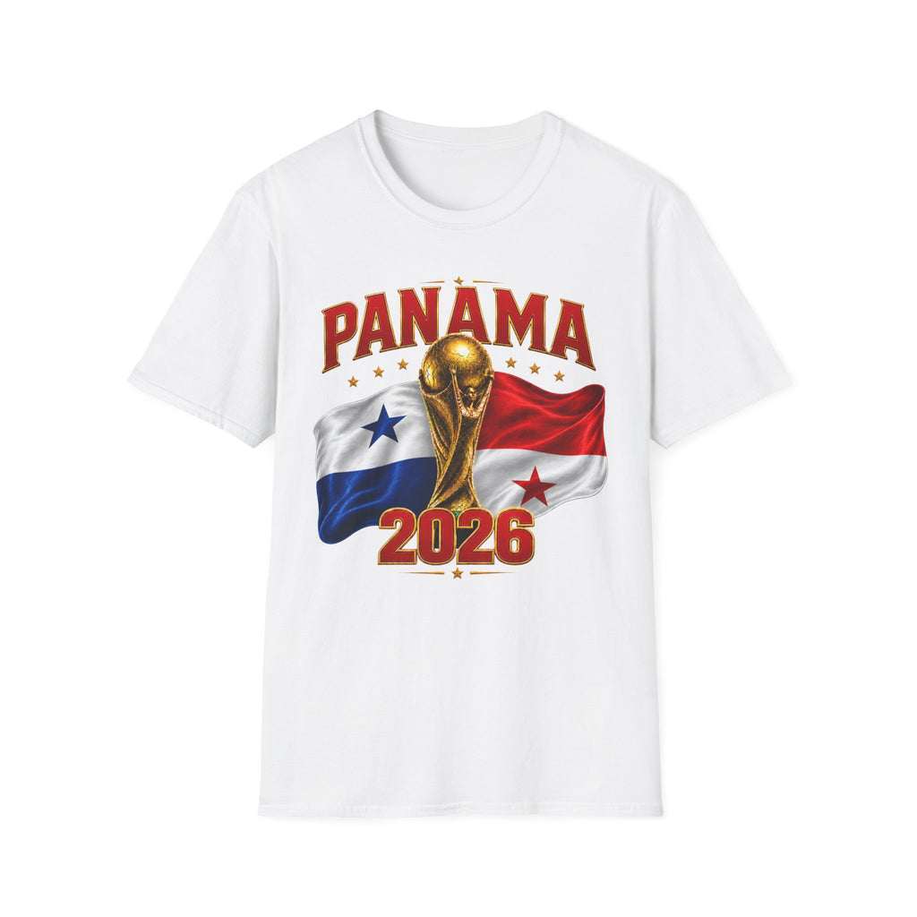 Panama 2026 World Cup T-Shirt — Panama Flag & Trophy Soccer Tee