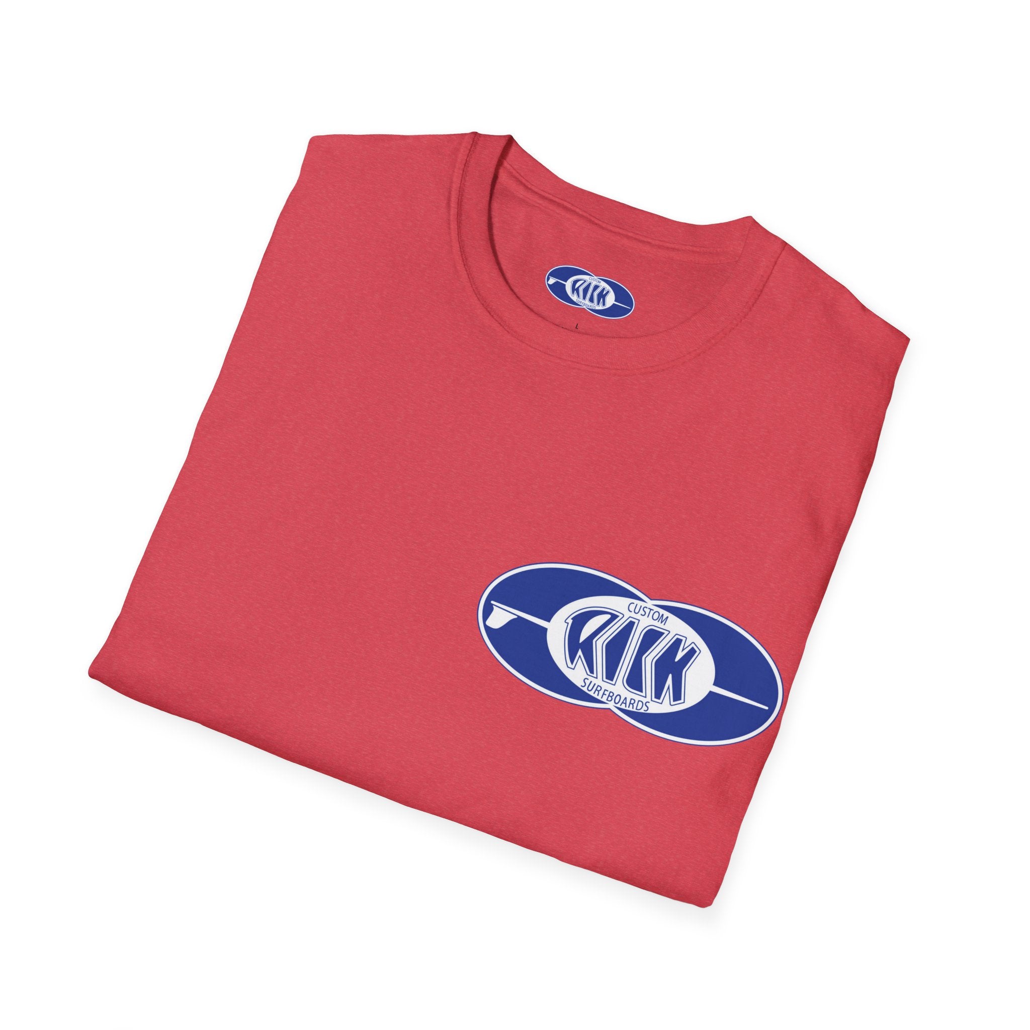 Rick Surfboards Graphic T-Shirt — Printed Front & Back (Multiple Colors)