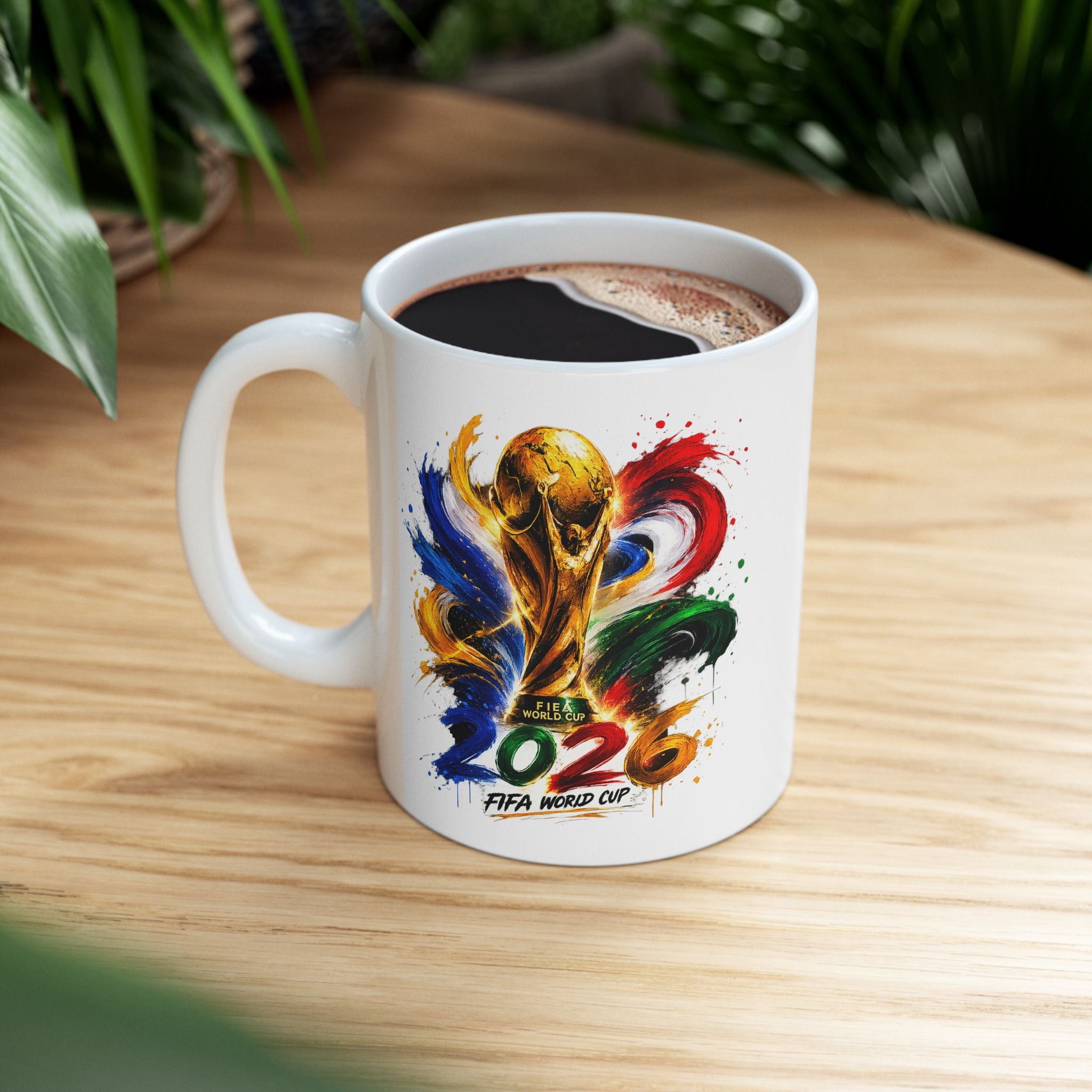 World Cup FIFA 2026 Ceramic Mug — Colorful 11oz & 15oz Coffee Cup