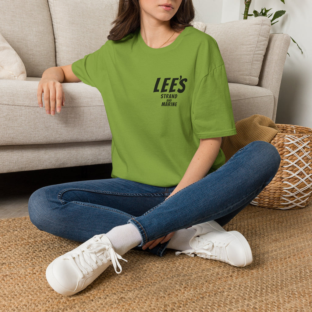 Greasy Lee's Manhattan Beach Old School T-Shirt | Marine and Strand Manhattan Beach Vintage Surf Design