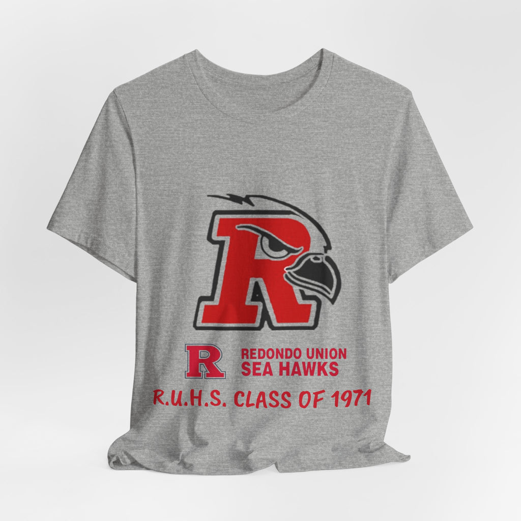 Redondo Union High School Class of 1971 - Unisex Jersey Short Sleeve Tee
