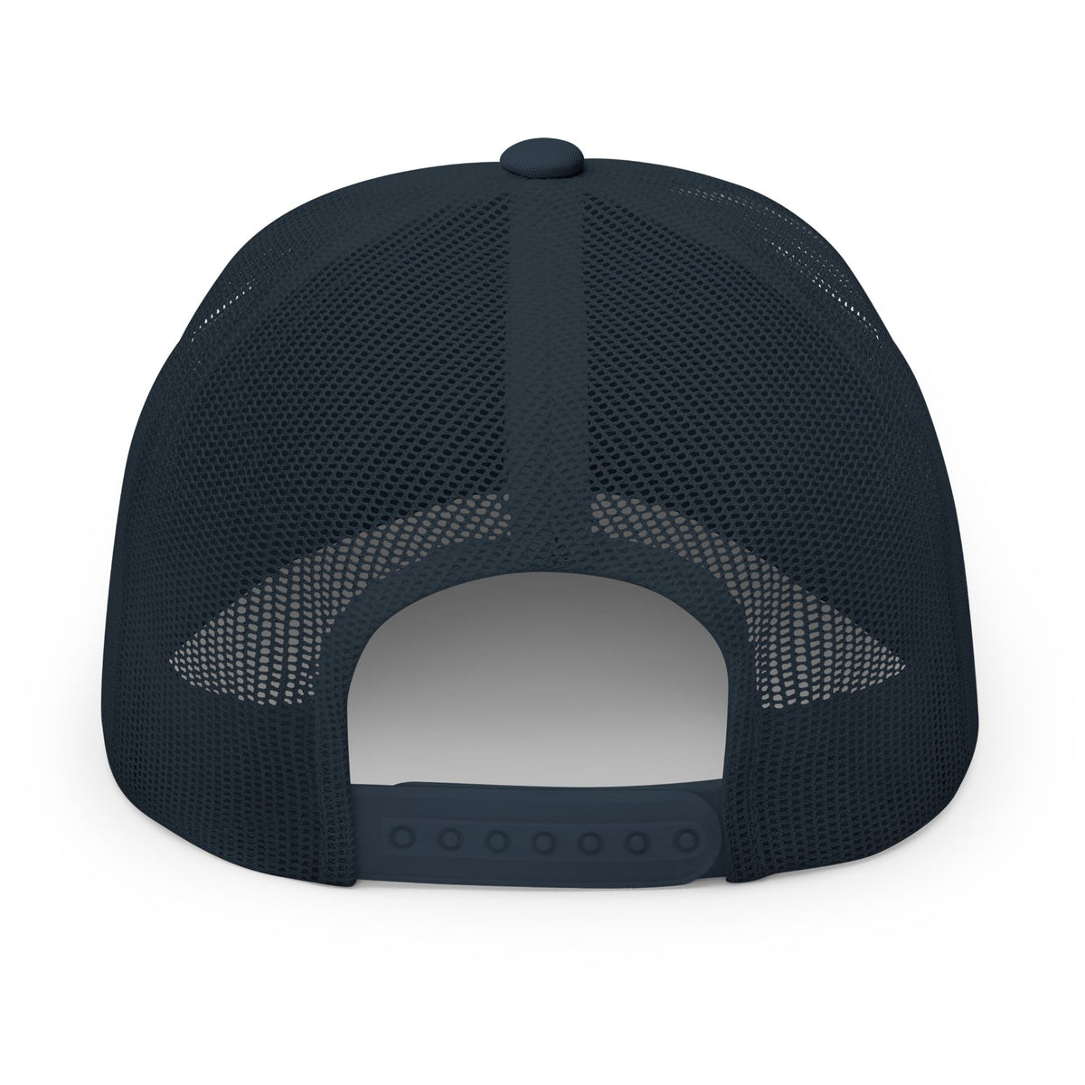 Embroidered Smiley Patch Trucker Hat — 'Smile, It's Awesome' Snapback