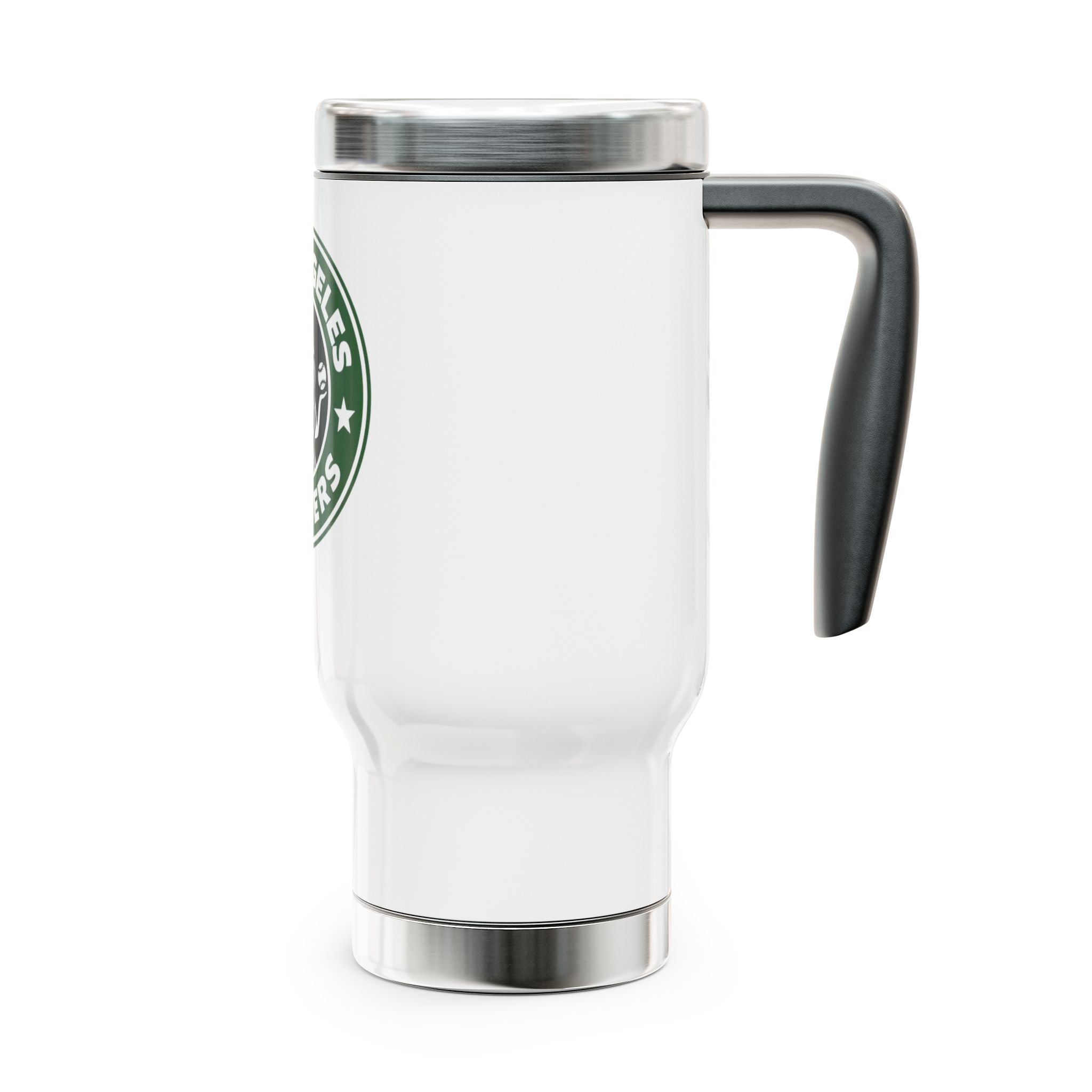 Los Angeles Baseball Stainless Steel Travel Mug with Handle, 14oz