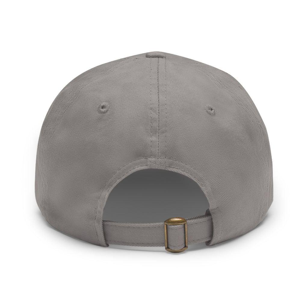 Proud to be Called Beach Trash Manhattan Beach  Leather Patch Dad Hat — Vintage Manhattan Beach Logo