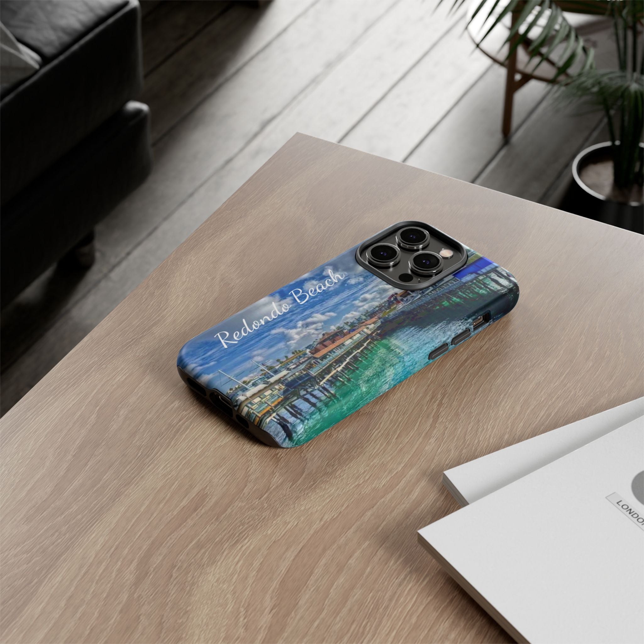 Phone Cases, Redondo Beach California King Harbor Design, Protective Covers, iPhone Accessories, Samsung Accessories, Gift for Travelers