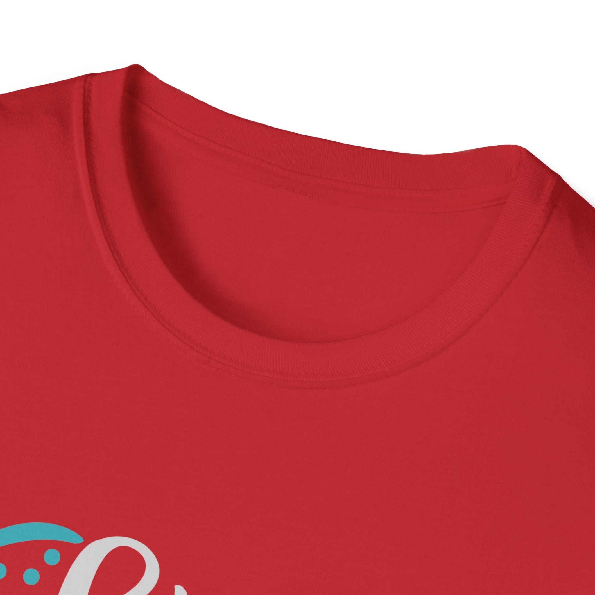 Jesus and Volleyball Unisex Softstyle T-Shirt