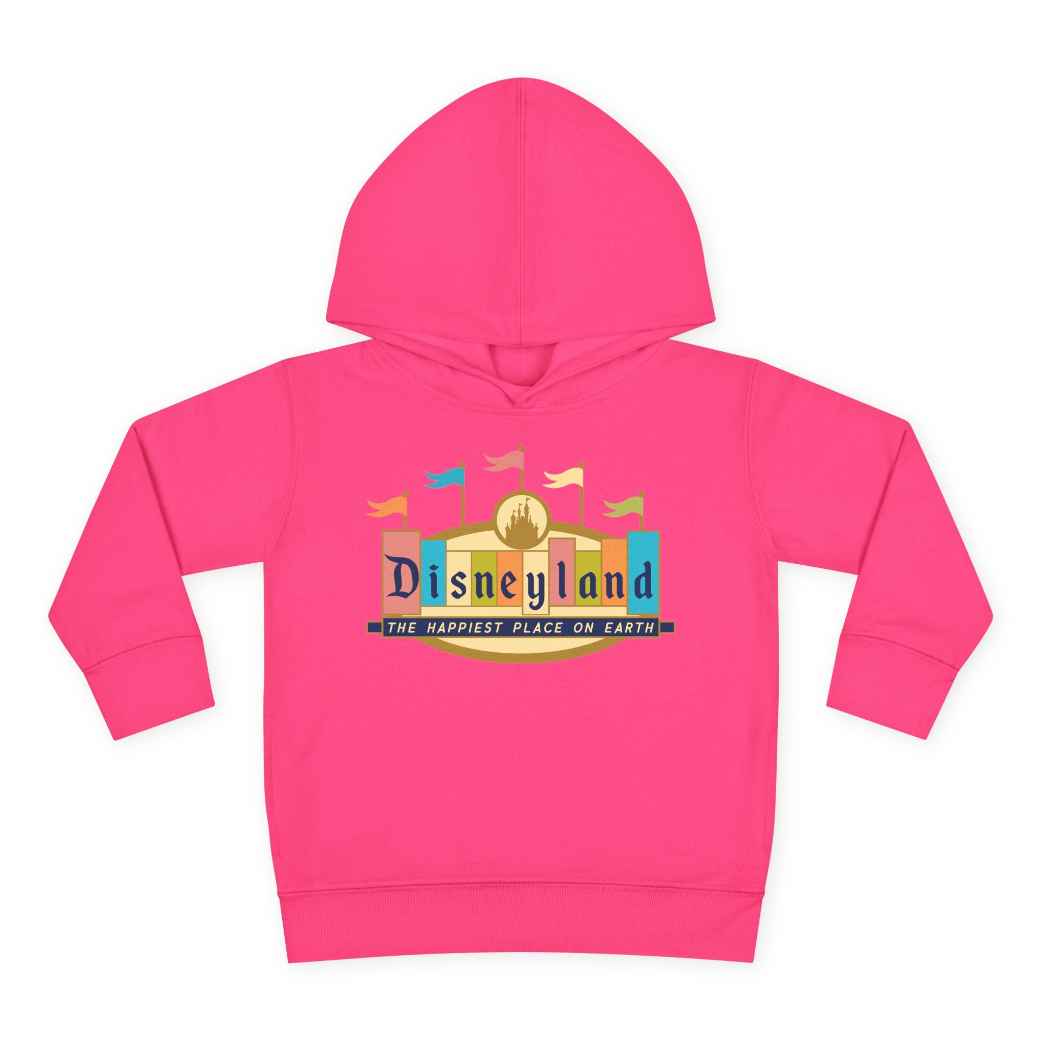 Disneyland way Back Machine Retro Logo Toddler Hoodie | Kids Pullover