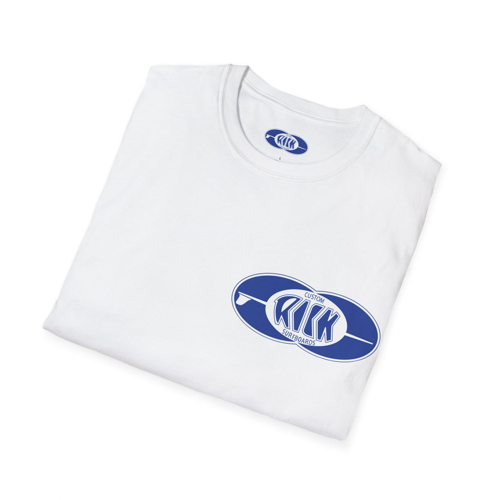Rick Surfboards Graphic T-Shirt — Printed Front & Back (Multiple Colors)
