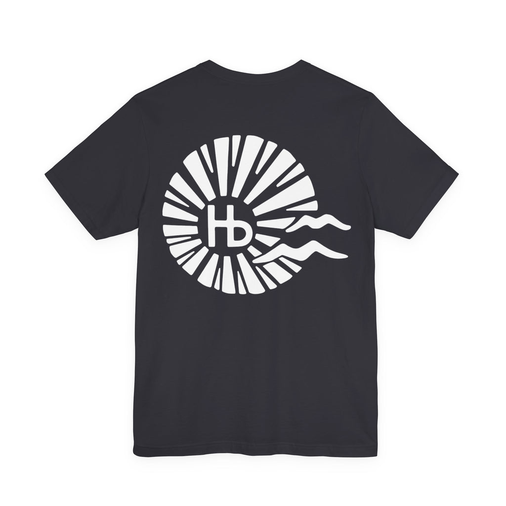 Hermosa Beach Tee — Colorful Front/Back Print Jersey T-Shirt
