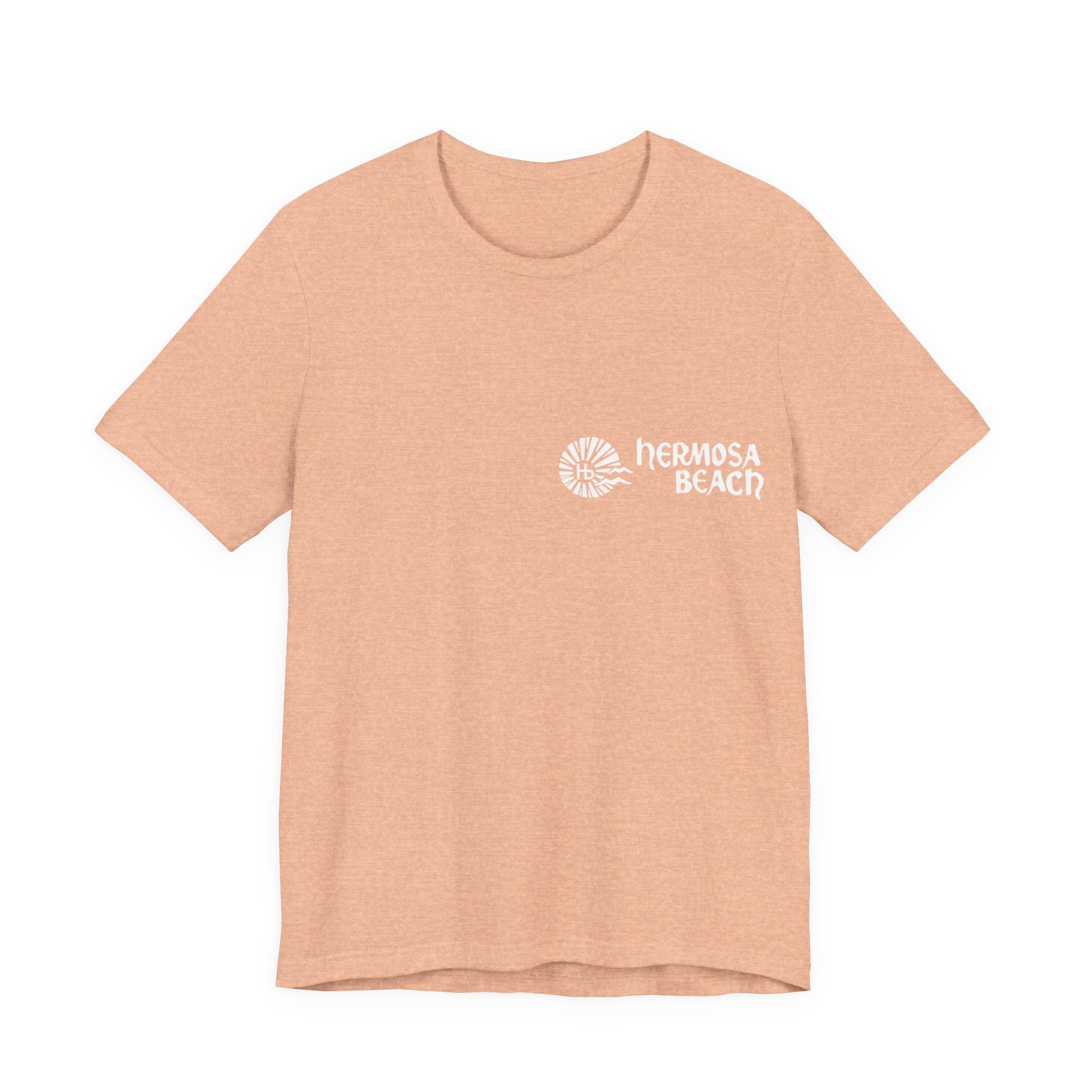 Hermosa Beach Tee — Colorful Front/Back Print Jersey T-Shirt