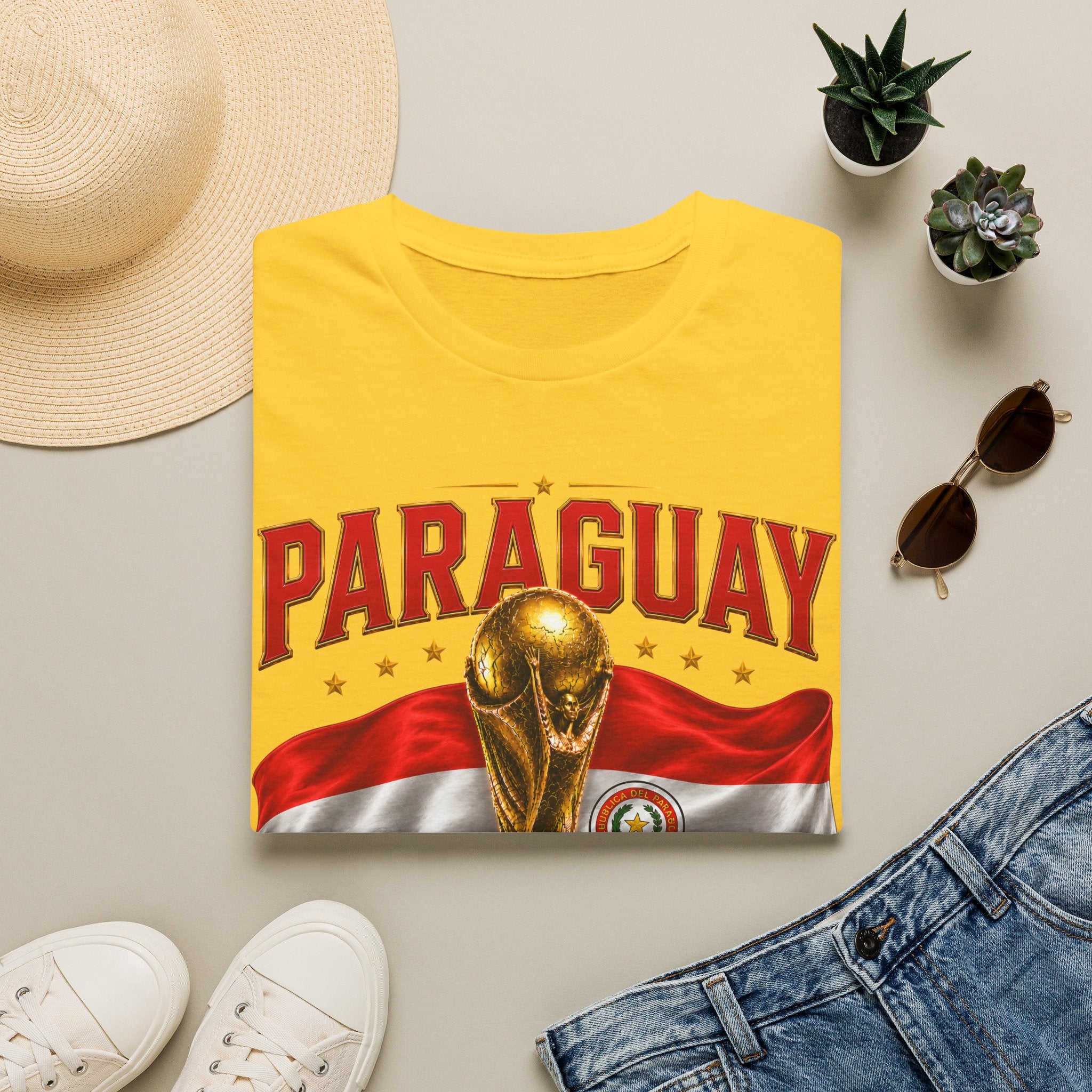 Paraguay 2026 World Cup T-Shirt — Fans Soccer Jersey Tee