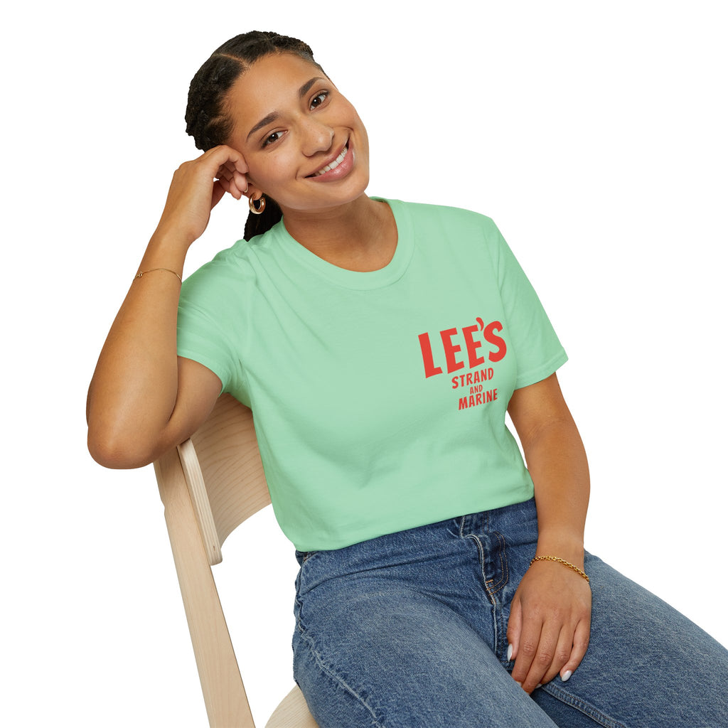 Greasy Lee's  Strand and Marine Old School T-Shirt | Manhattan Beach vintage surfer logo