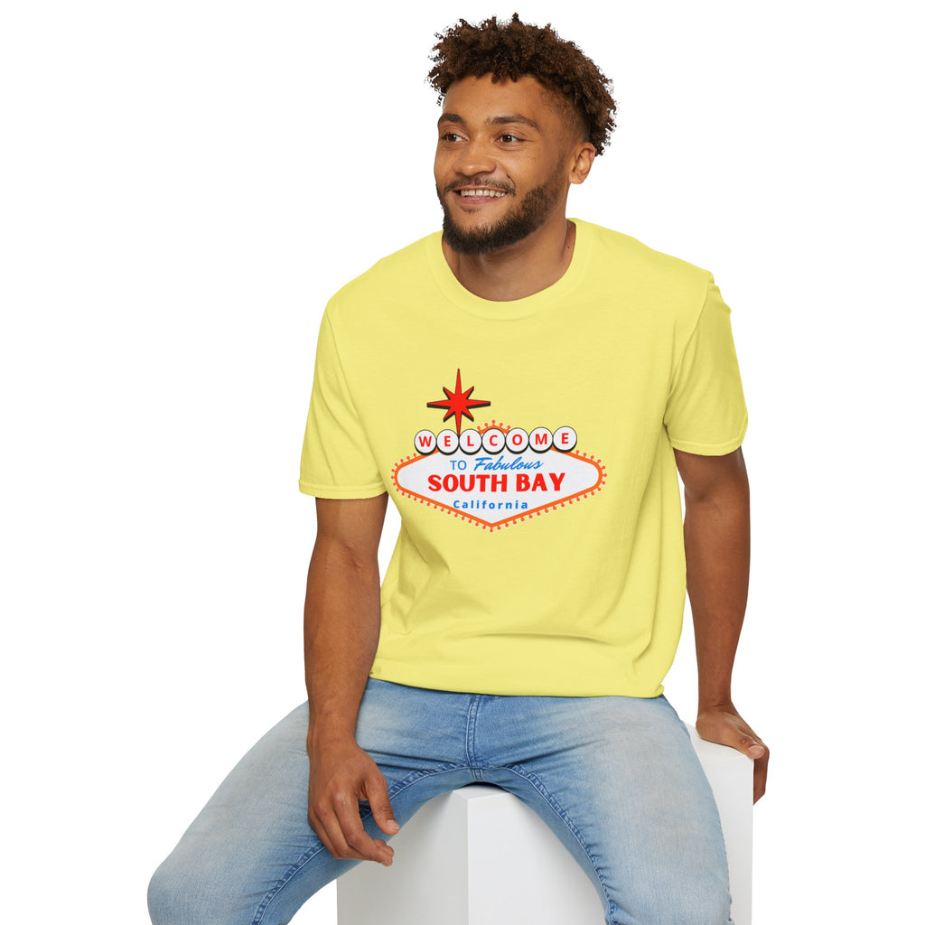 South Bay Welcome Sign T-Shirt — California Vintage Vacation Tee