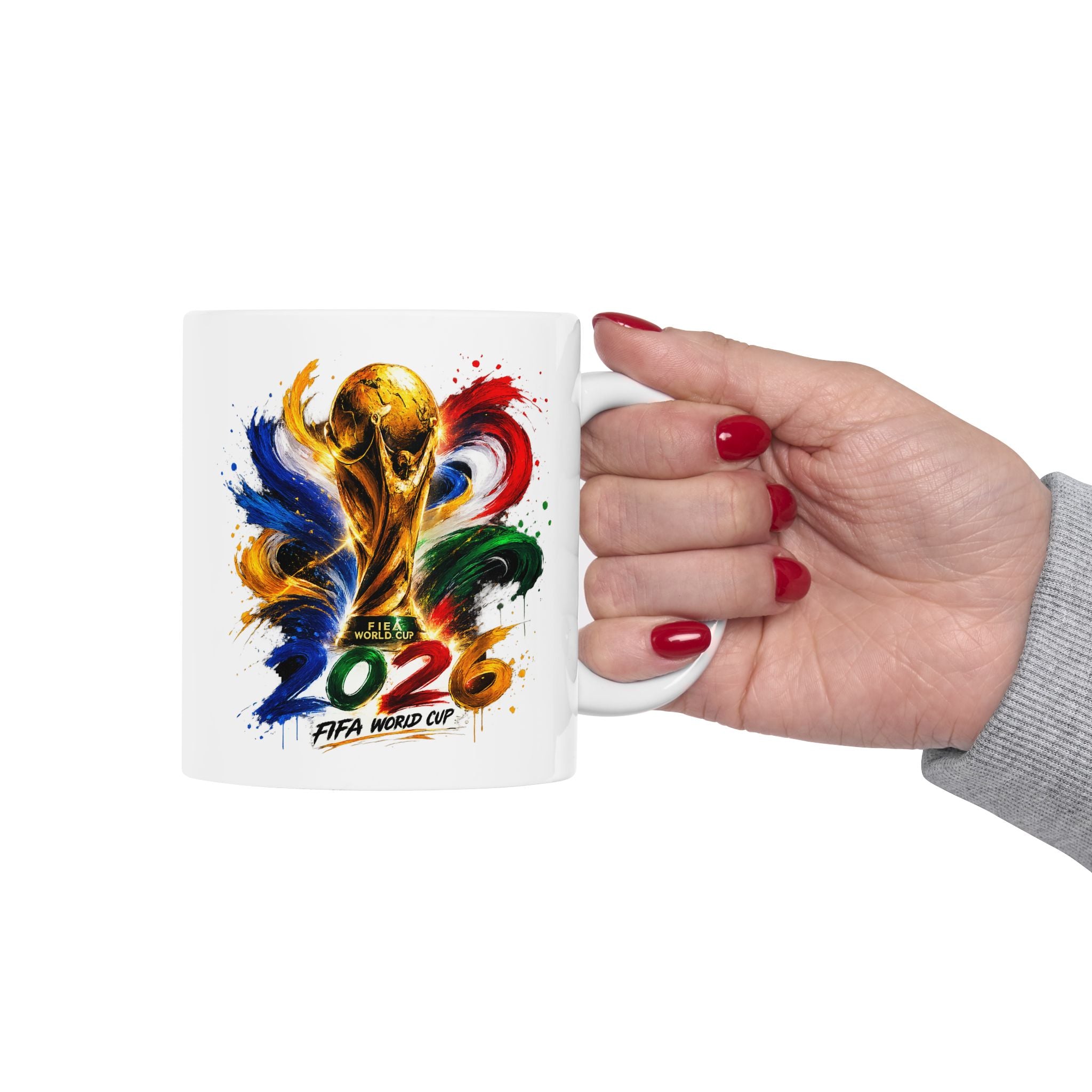 World Cup FIFA 2026 Ceramic Mug — Colorful 11oz & 15oz Coffee Cup
