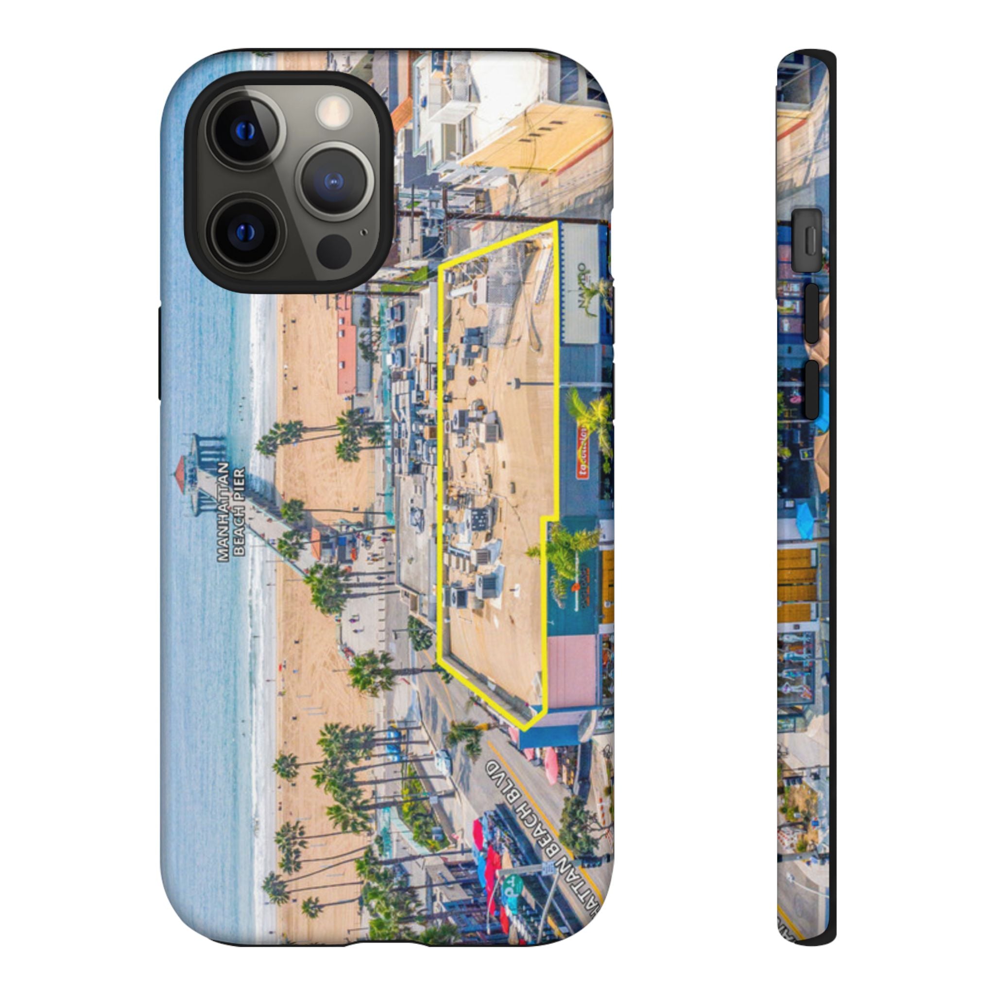 Phone Cases, Manhattan Beach California iPhone Samsung Google Tough Cases, Beach Lovers Gifts, Coastal Accessories, Ocean Phone Covers,