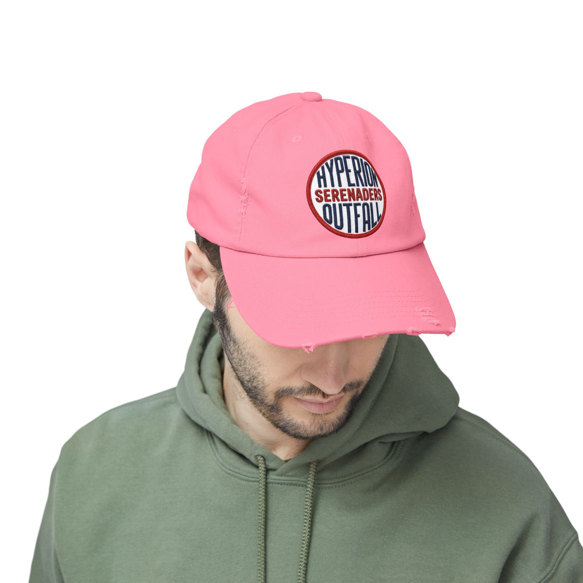 Distressed Cap — "Hyperion Outfall Serenaders" Manhattan Beach Patch Hat