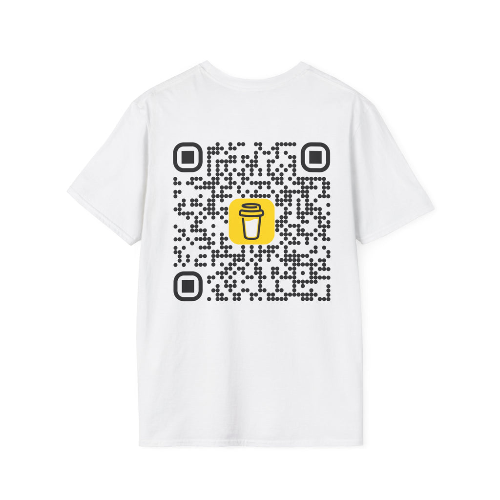 QR Code Coffee Tee — Scan-to-Order Coffee Shop T-Shirt