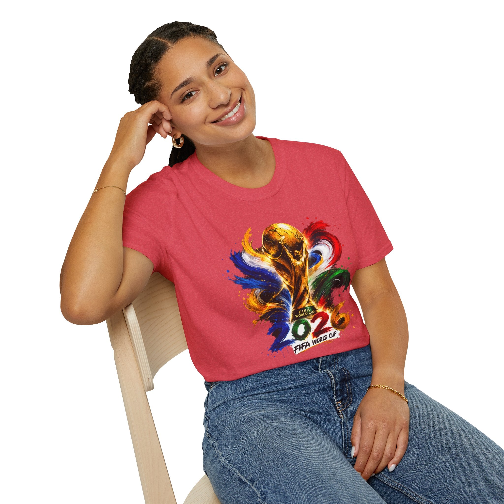 World Cup 2026 T-Shirt — Colorful FIFA Trophy Graphic