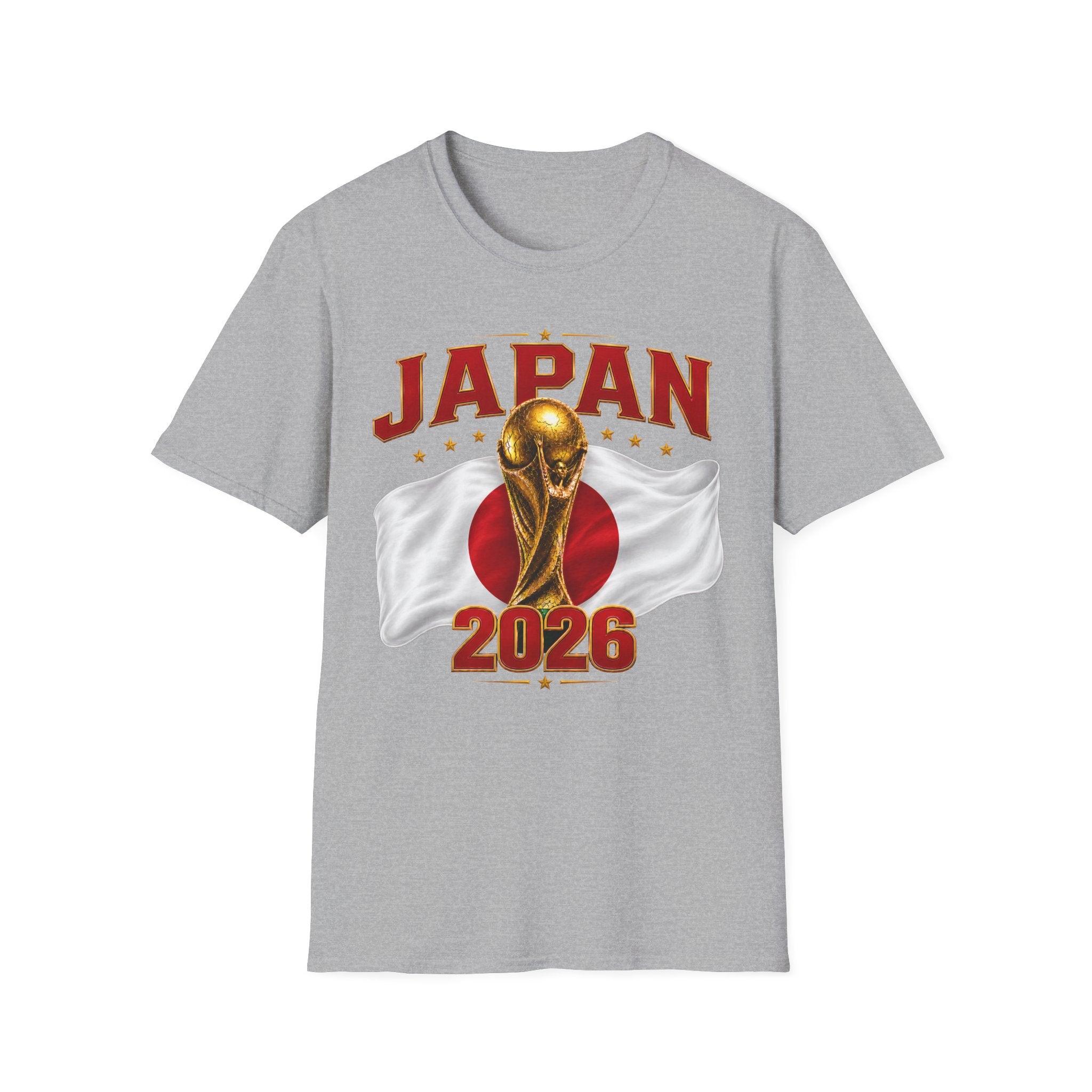 Japan 2026 World Cup T-Shirt — Golden Trophy Soccer Fan Tee