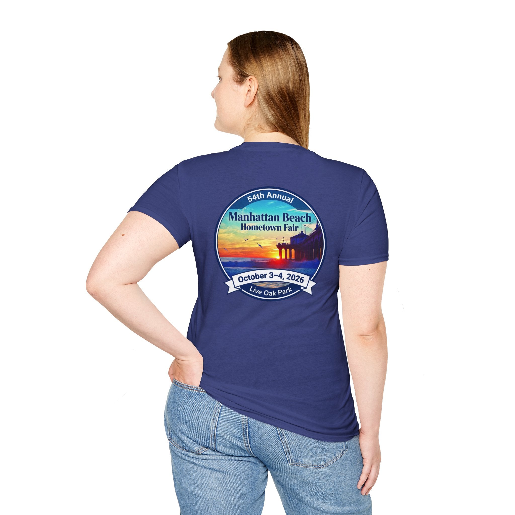 Manhattan Beach Hometown Fair T-Shirt — 54th Annual Sunset Surf Logo (Oct 3-4, 2026)