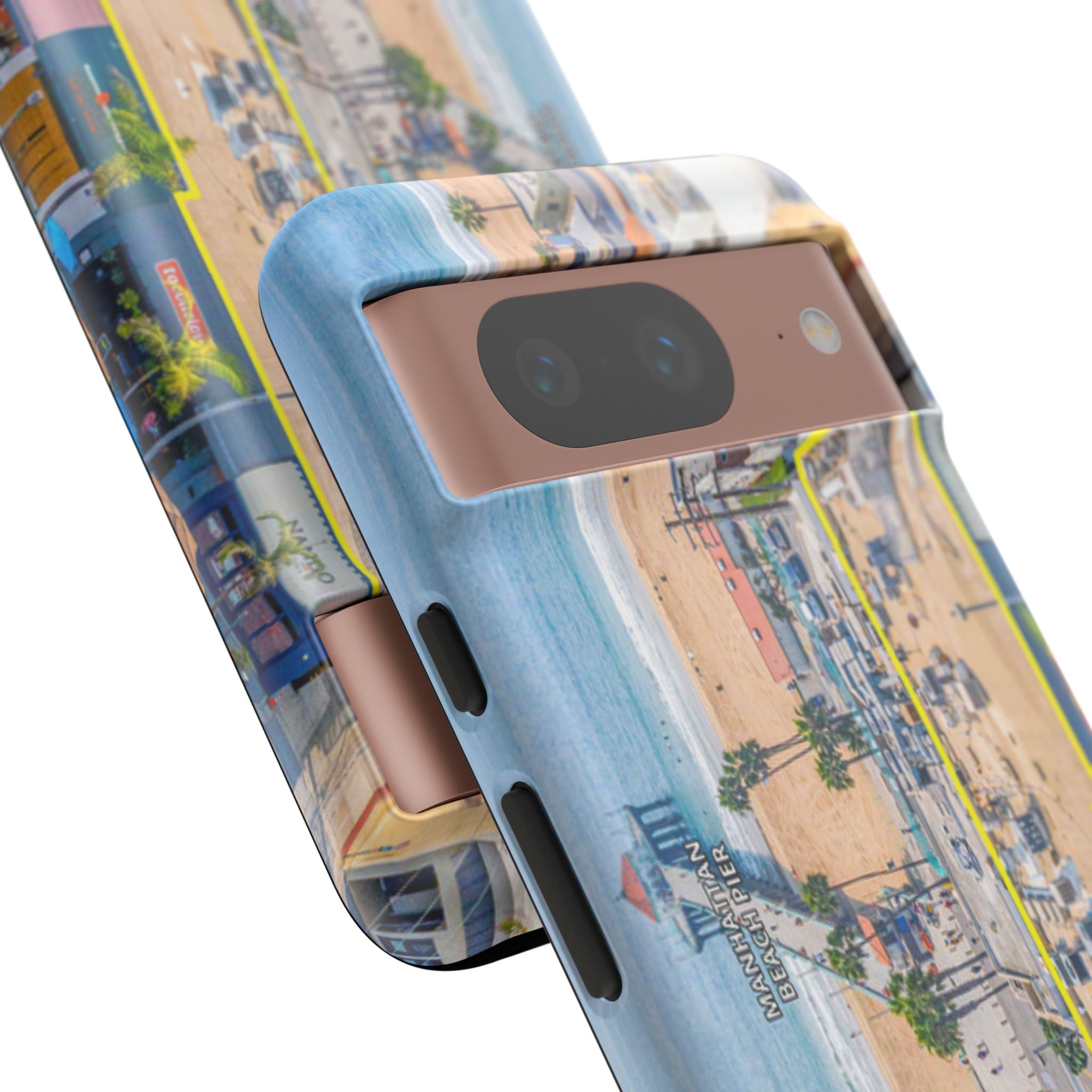Phone Cases, Manhattan Beach California iPhone Samsung Google Tough Cases, Beach Lovers Gifts, Coastal Accessories, Ocean Phone Covers,