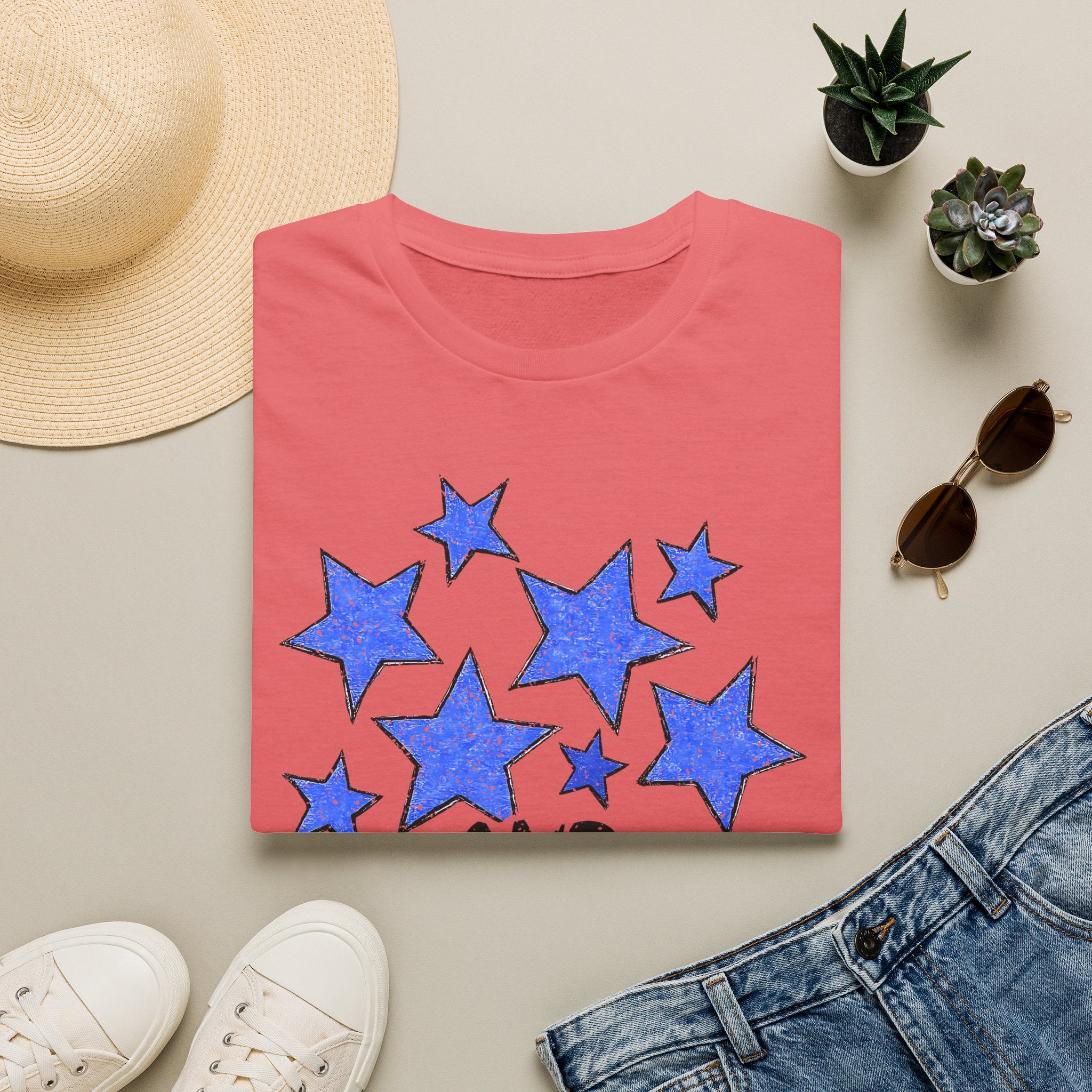 Stars and Stripes T-Shirt — Flag Graphic Patriotic Tee
