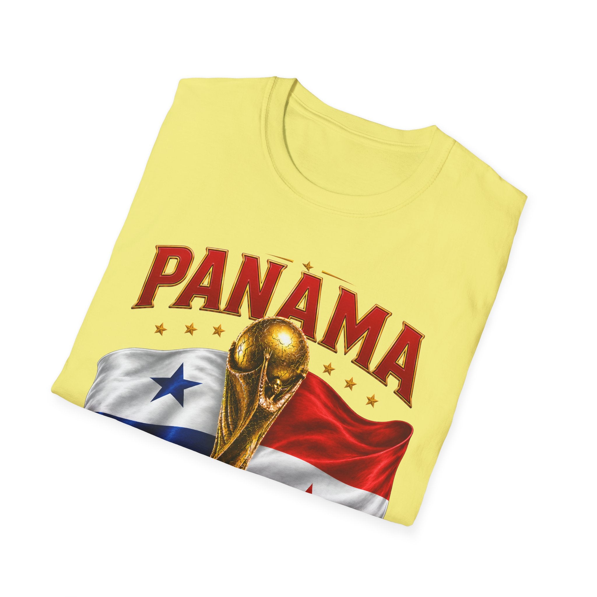 Panama 2026 World Cup T-Shirt — Panama Flag & Trophy Soccer Tee