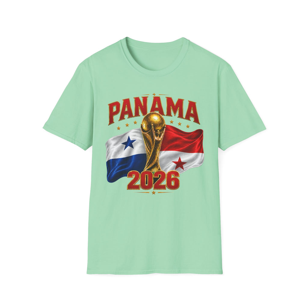 Panama 2026 World Cup T-Shirt — Panama Flag & Trophy Soccer Tee