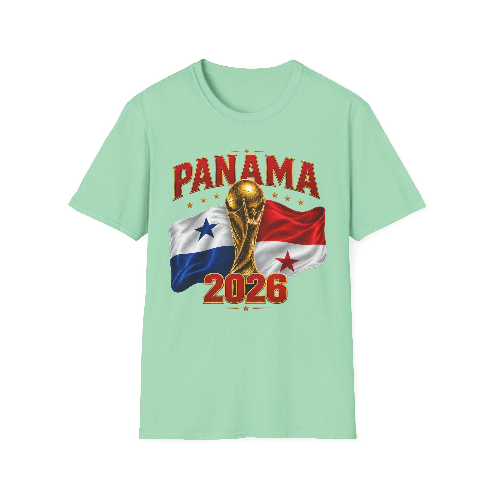 Panama 2026 World Cup T-Shirt — Panama Flag & Trophy Soccer Tee