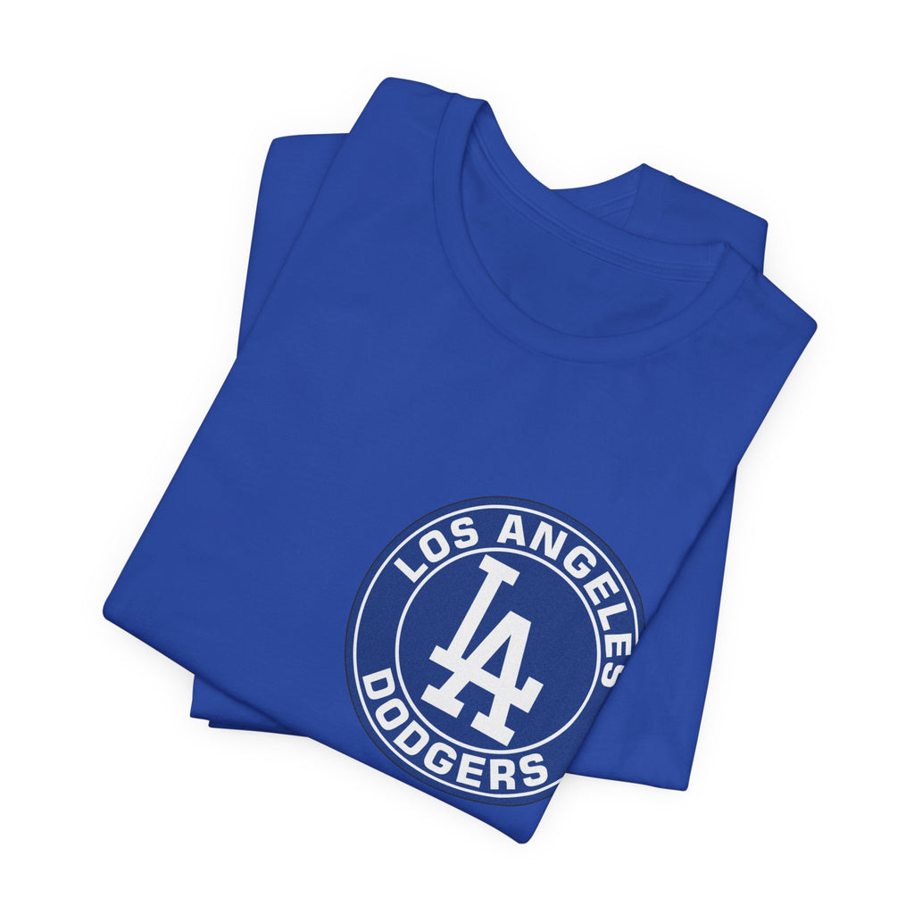 Los Angeles Doyers (Front and Back Printing) Mens Womans Jersey Short Sleeve Tee