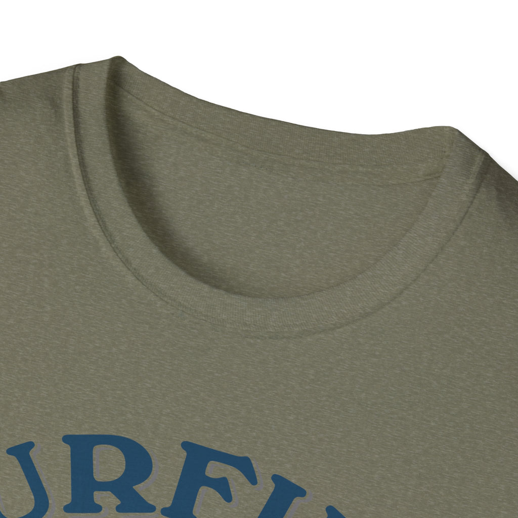 Surfing Makes Me Happy T-Shirt | Retro Sunset Surfer Graphic