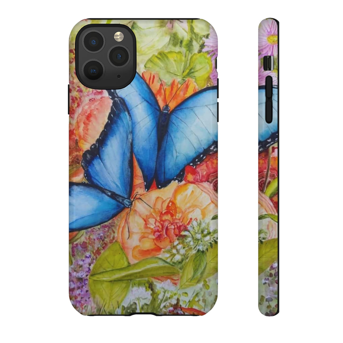 California Blue Butterfly - All IPhone and Samsung Tough Cases