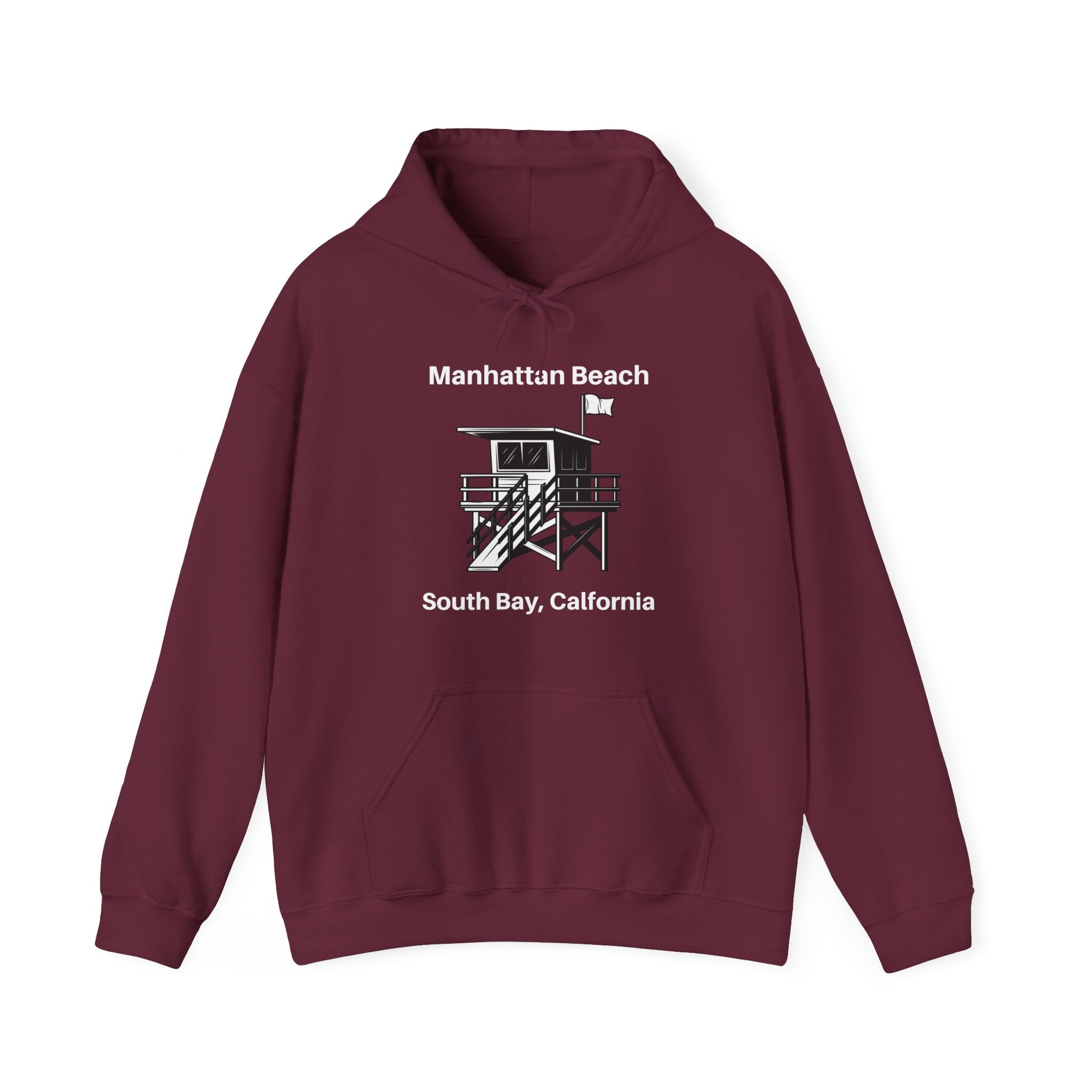 Manhattan Beach South Bay California Unisex Heavy Blend™ Hooded Sweatshirt