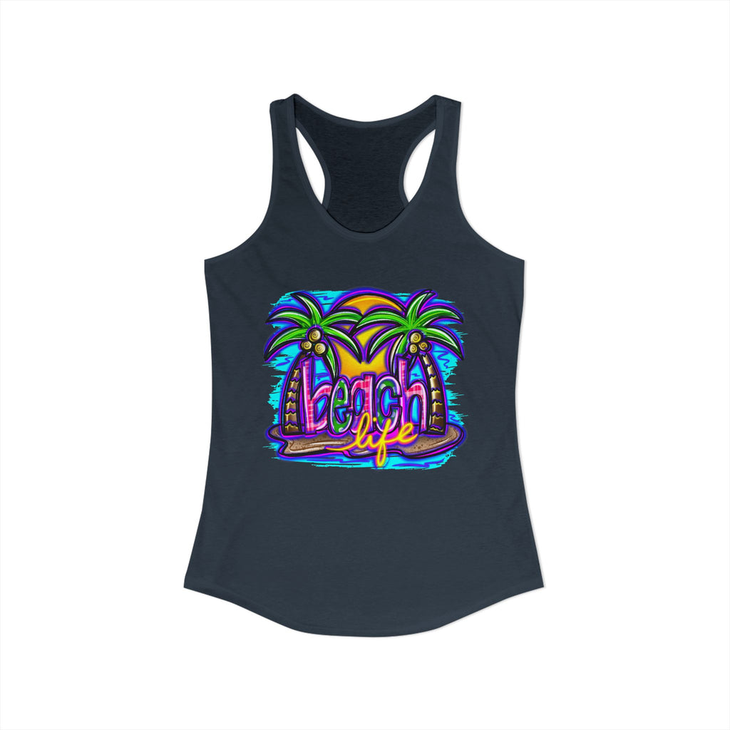 Beach Life Racerback Tank — Women's Beachy Summer Tank Top