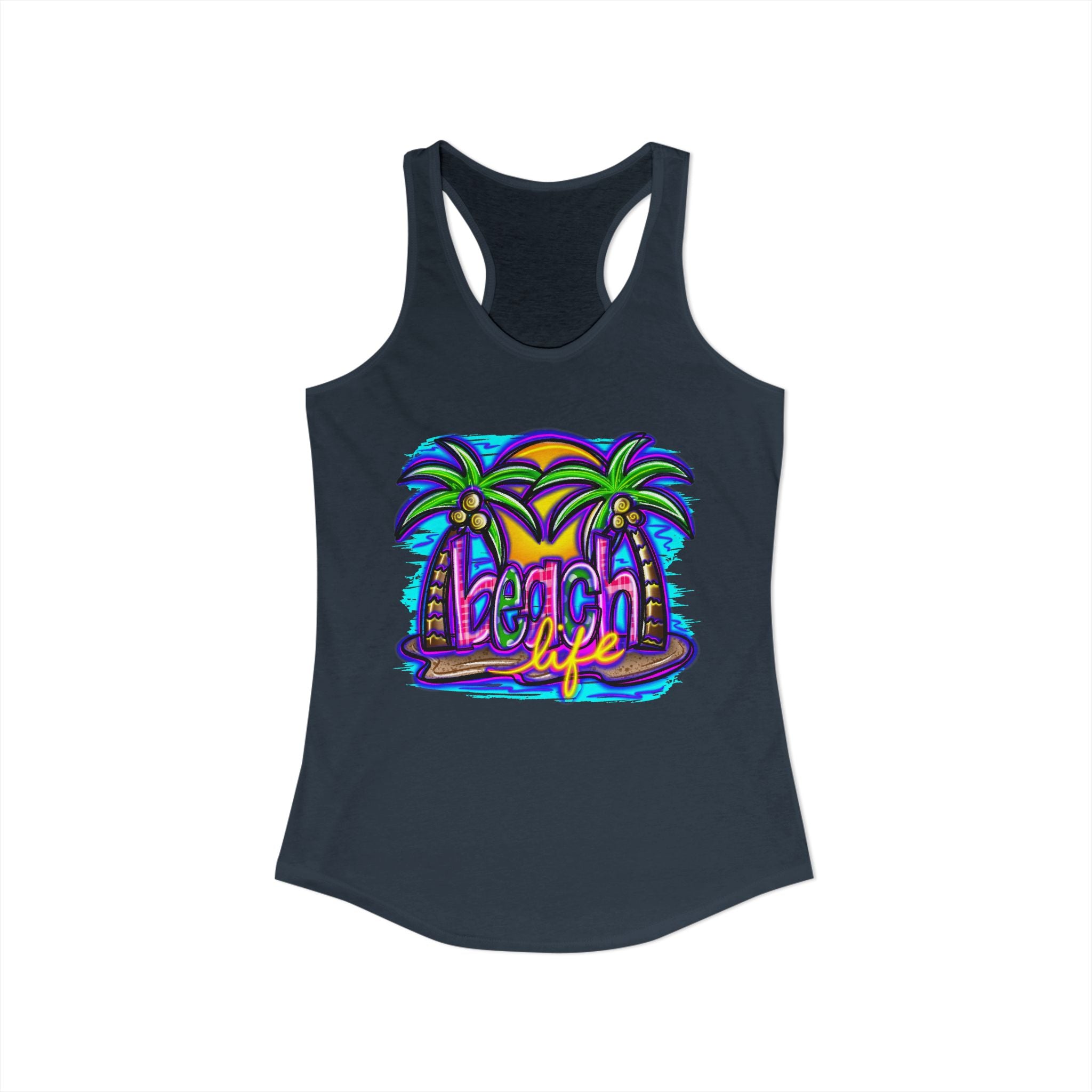 Beach Life Racerback Tank — Women's Beachy Summer Tank Top
