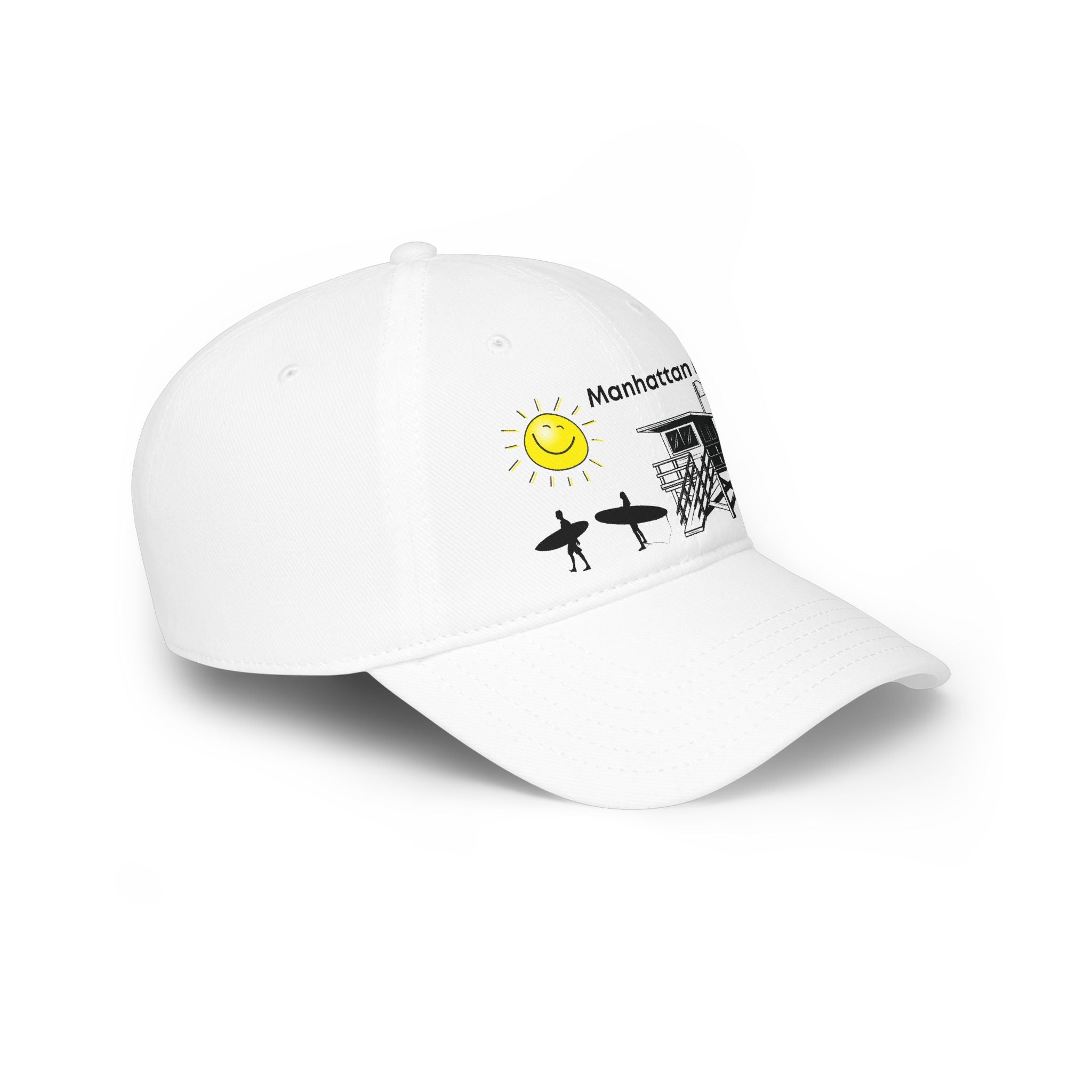 Manhattan Beach Sunshine Low Profile Baseball Cap California