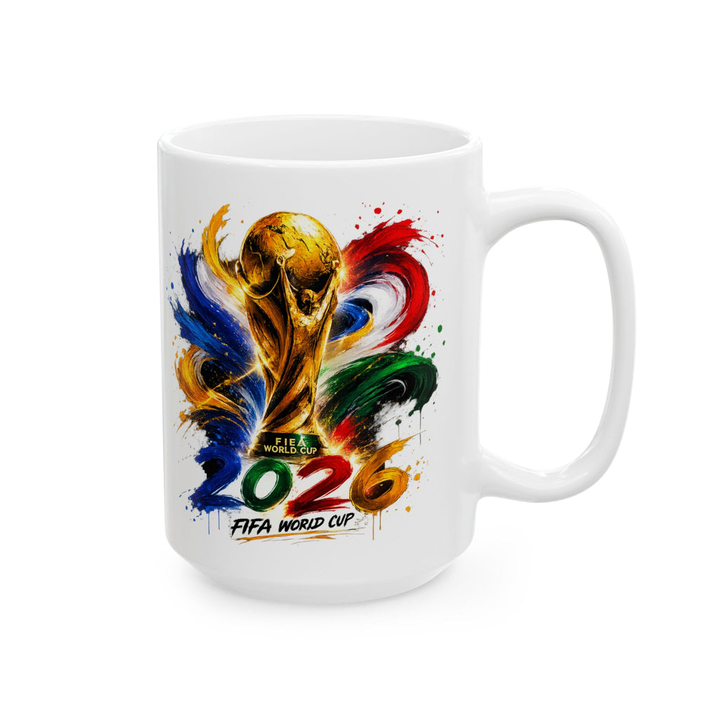 World Cup FIFA 2026 Ceramic Mug — Colorful 11oz & 15oz Coffee Cup