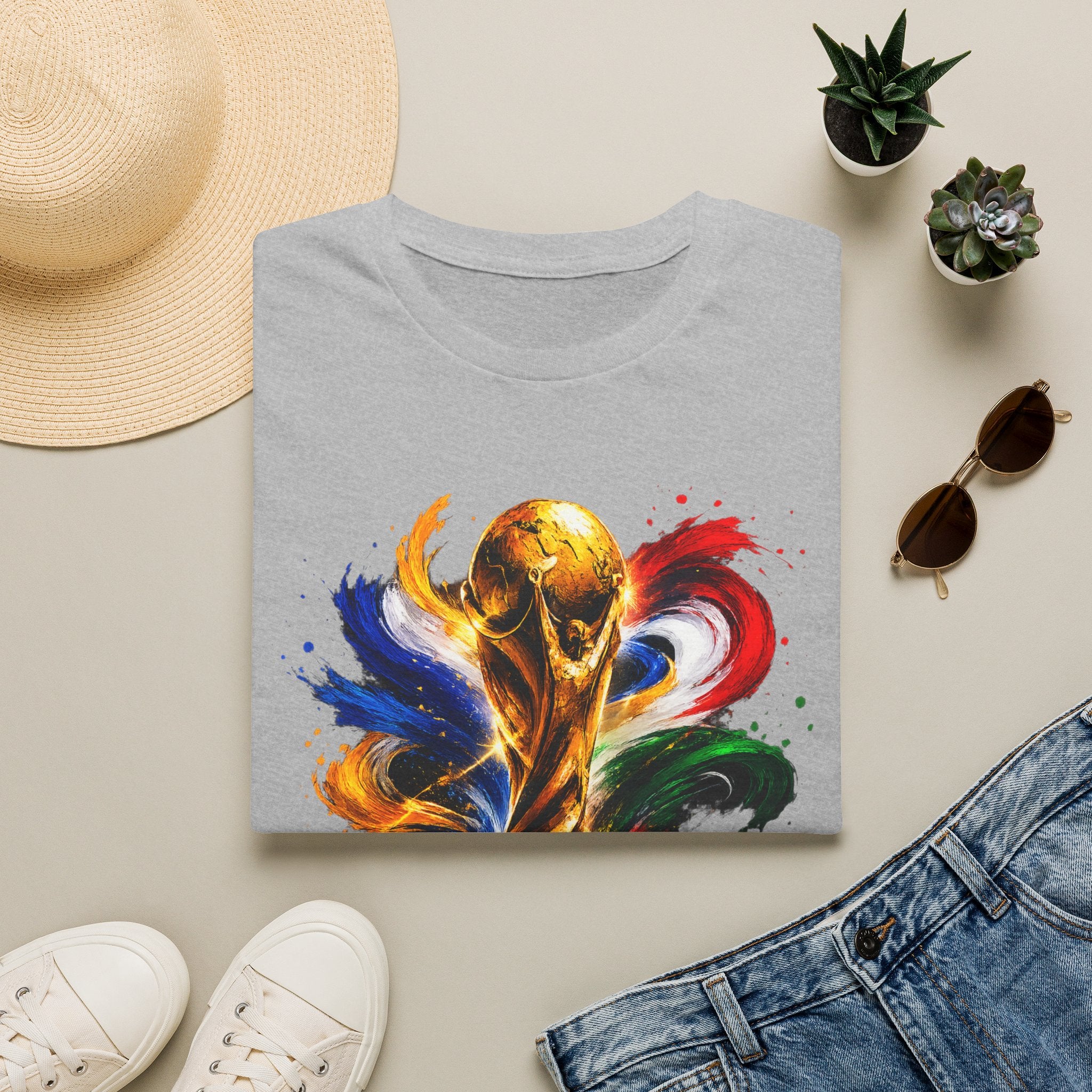 World Cup 2026 T-Shirt — Colorful FIFA Trophy Graphic
