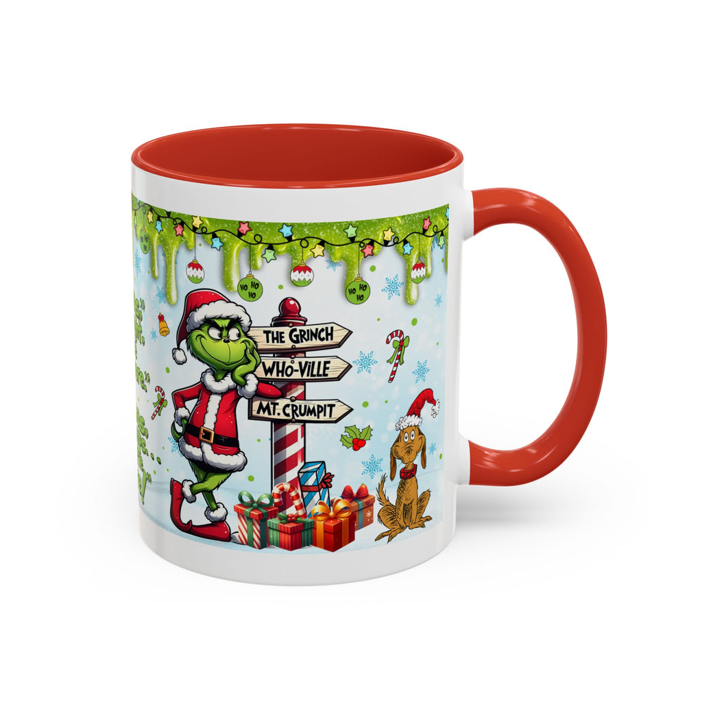Grinch Christmas quote Accent Coffee Mug | 11oz 15oz